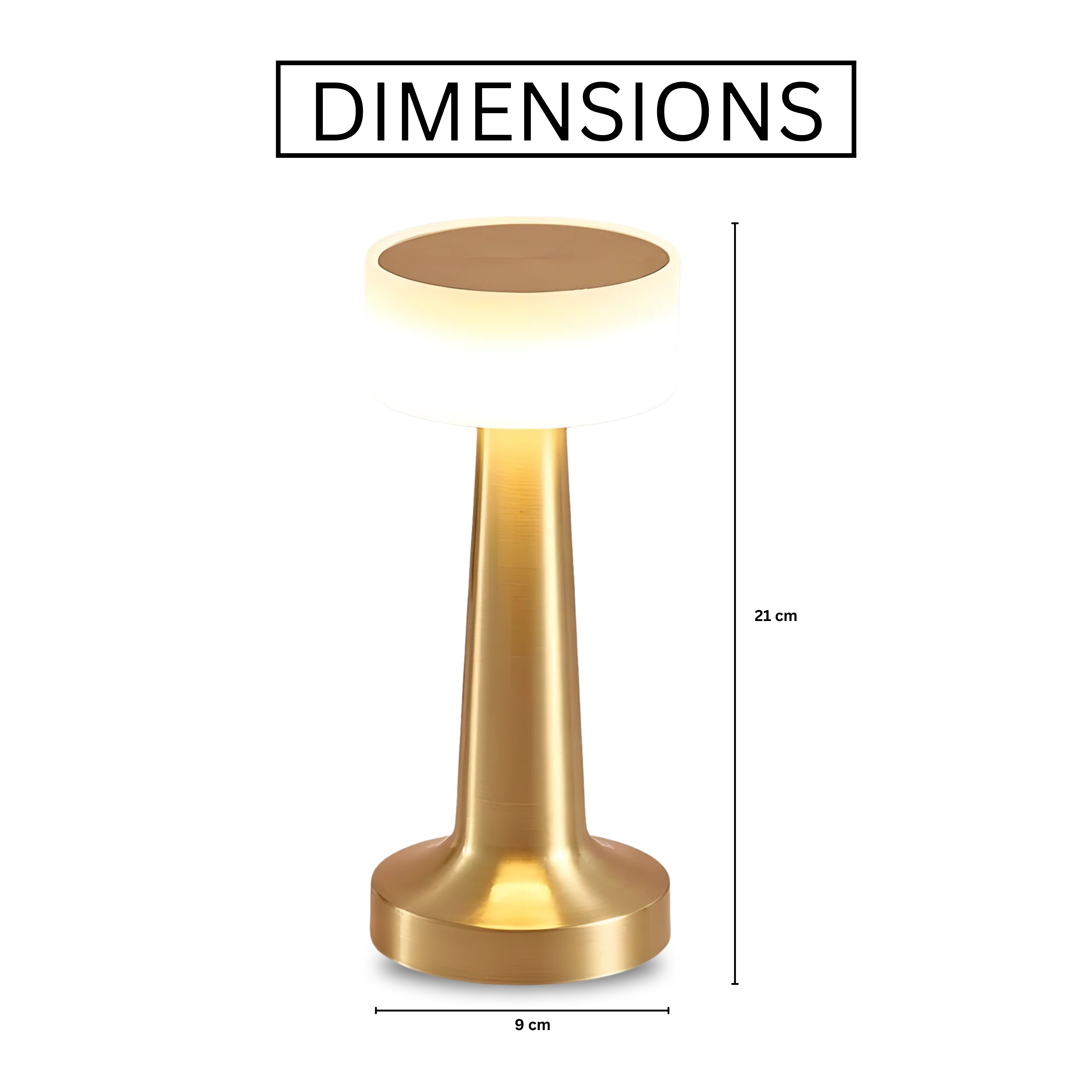 Sleek & Radiant Wireless LED Table Lamp