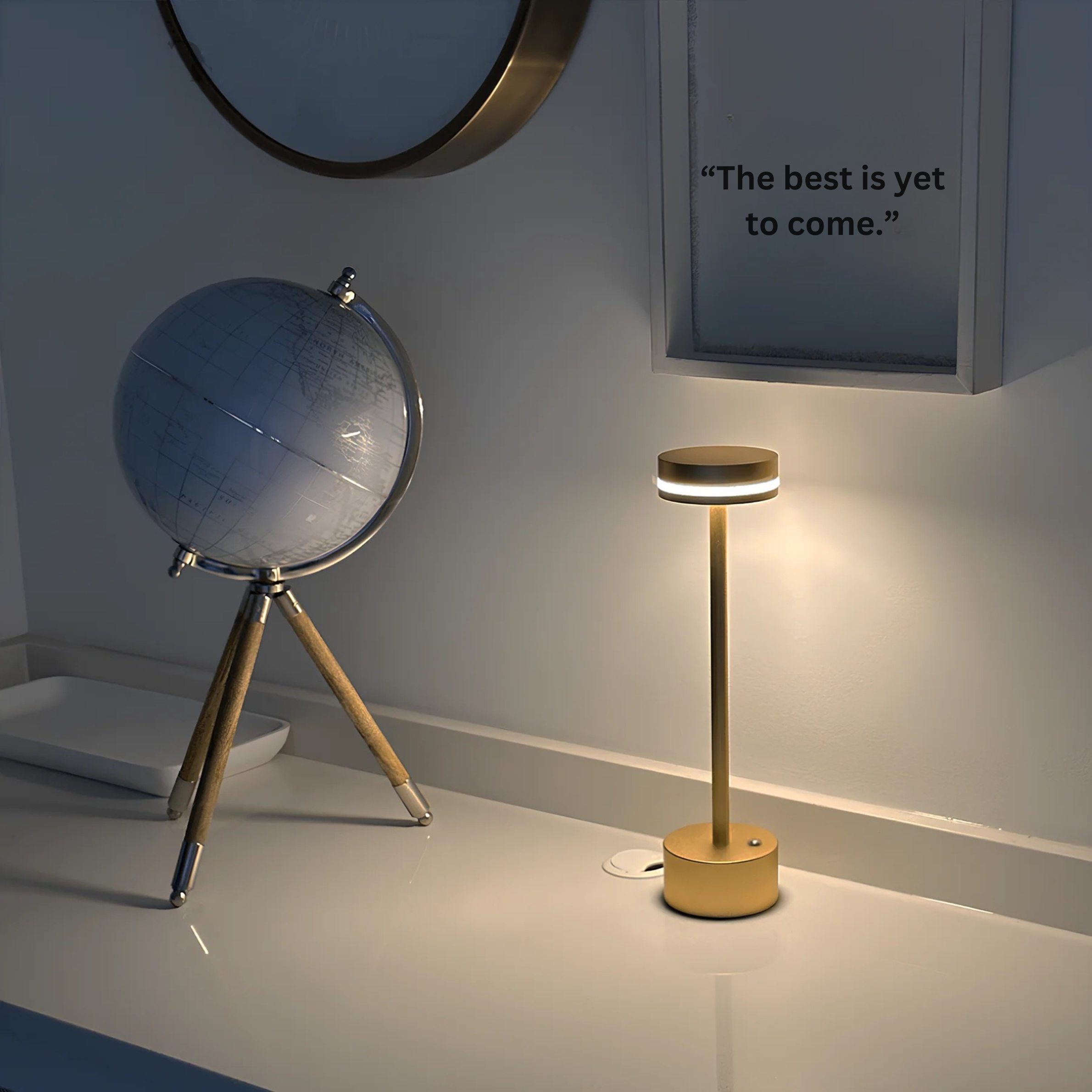 Minimalist Wireless LED Table Lamp