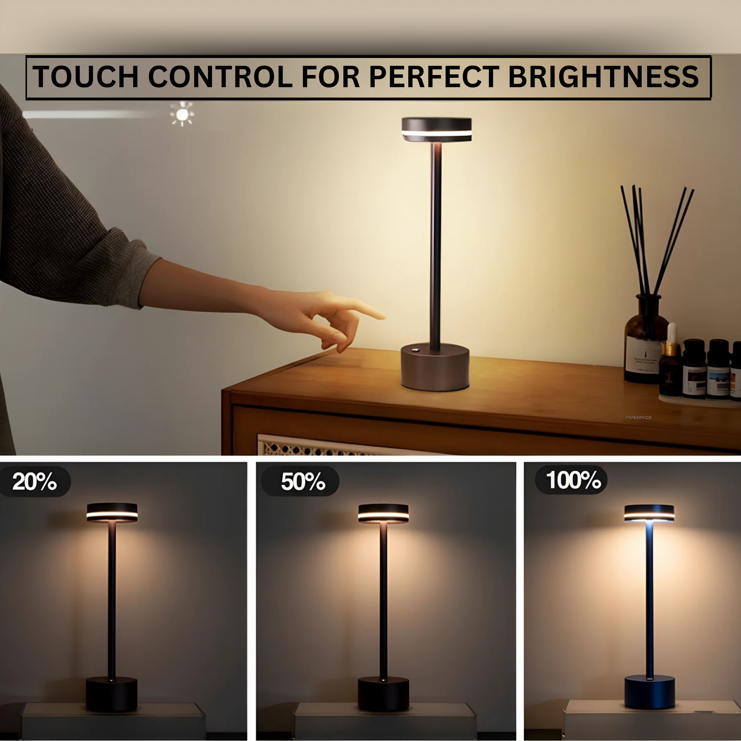 Minimalist Wireless LED Table Lamp
