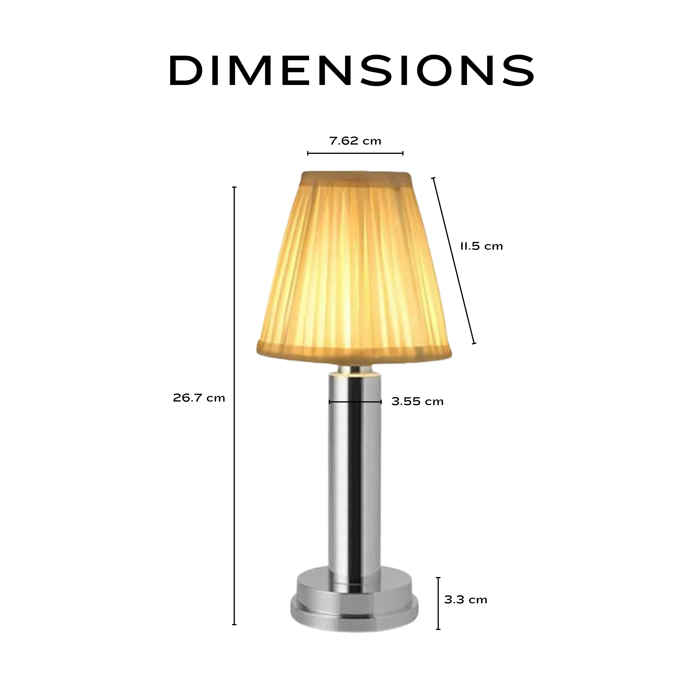 Timeless Elegance: Wireless Fabric Table Lamp