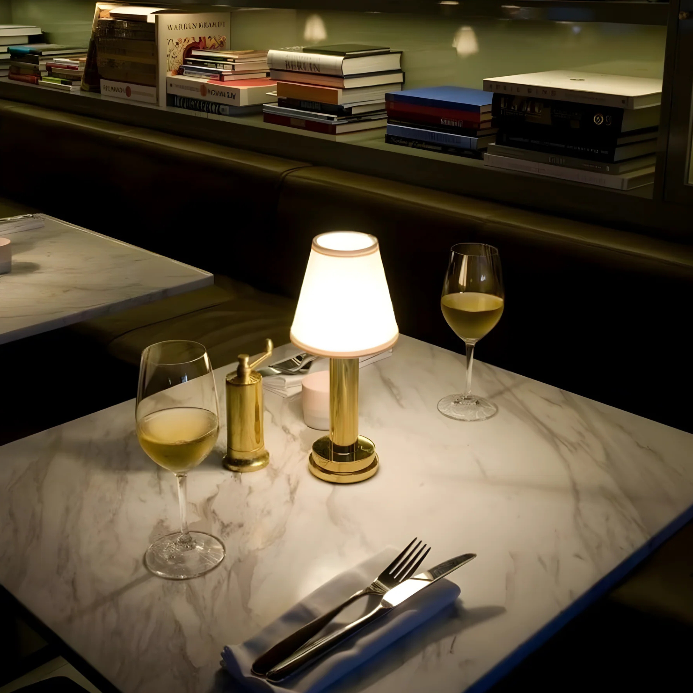 Timeless Elegance: Wireless Fabric Table Lamp