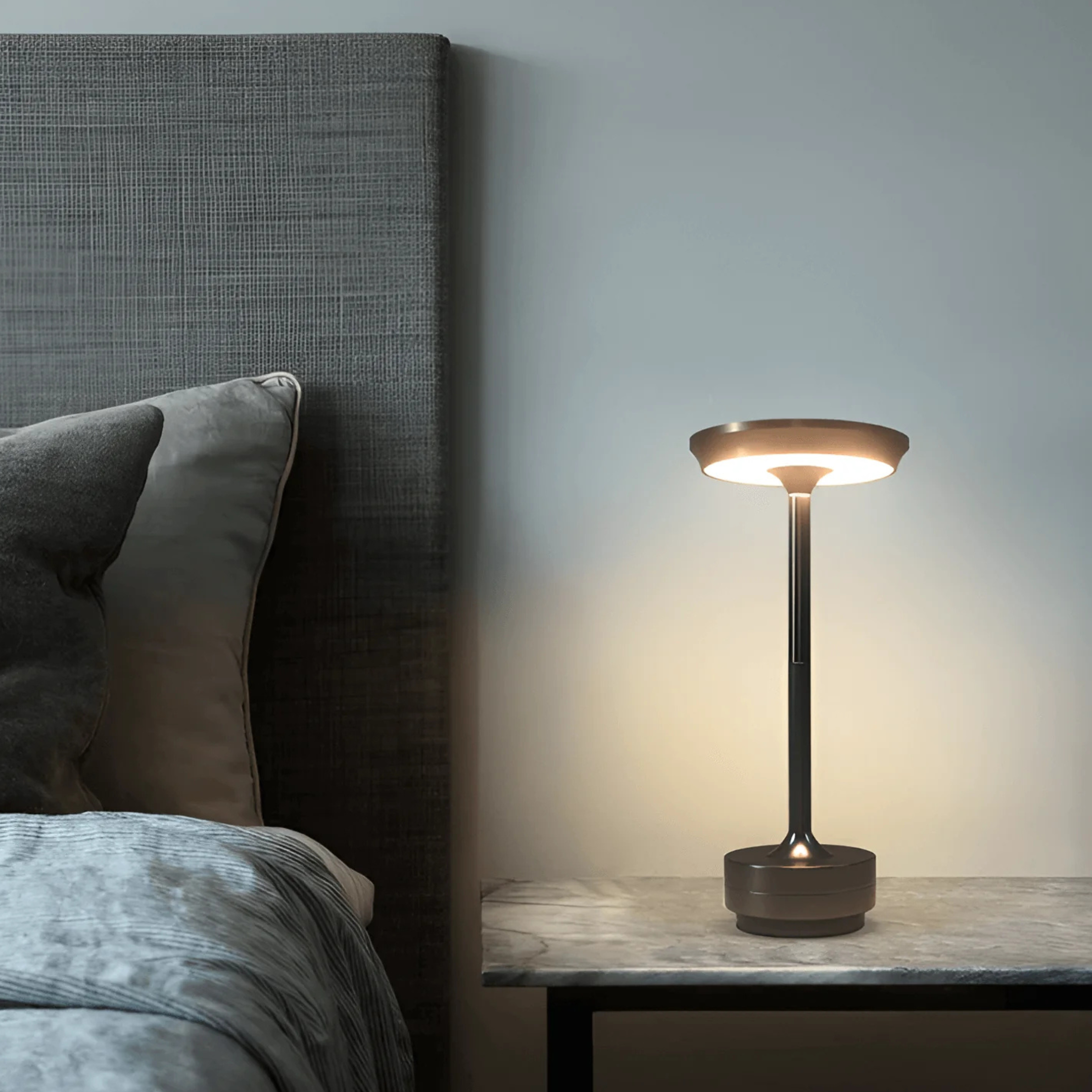 The Sleek Wireless Rechargeable Ambient Table Lamp