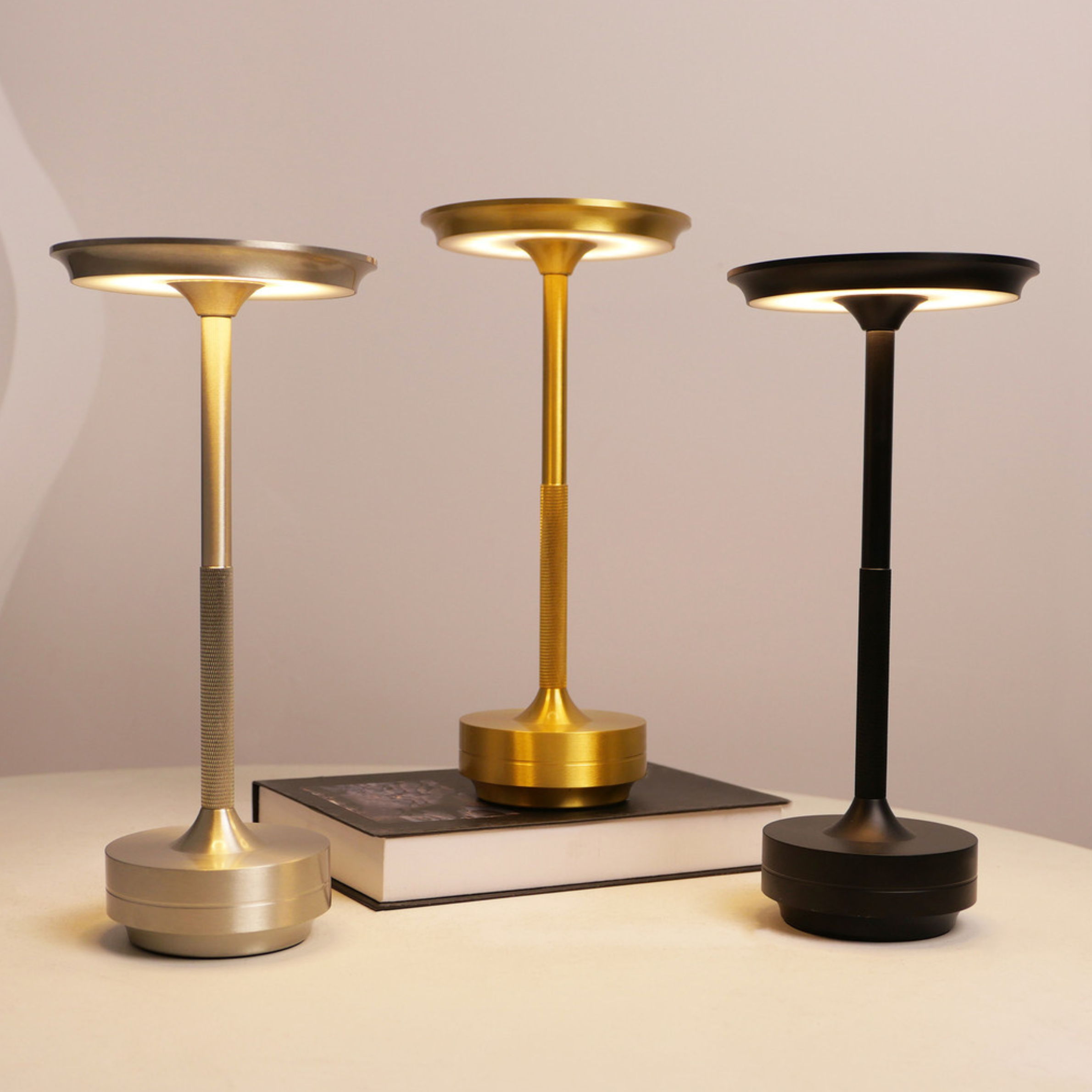 The Sleek Wireless Rechargeable Ambient Table Lamp