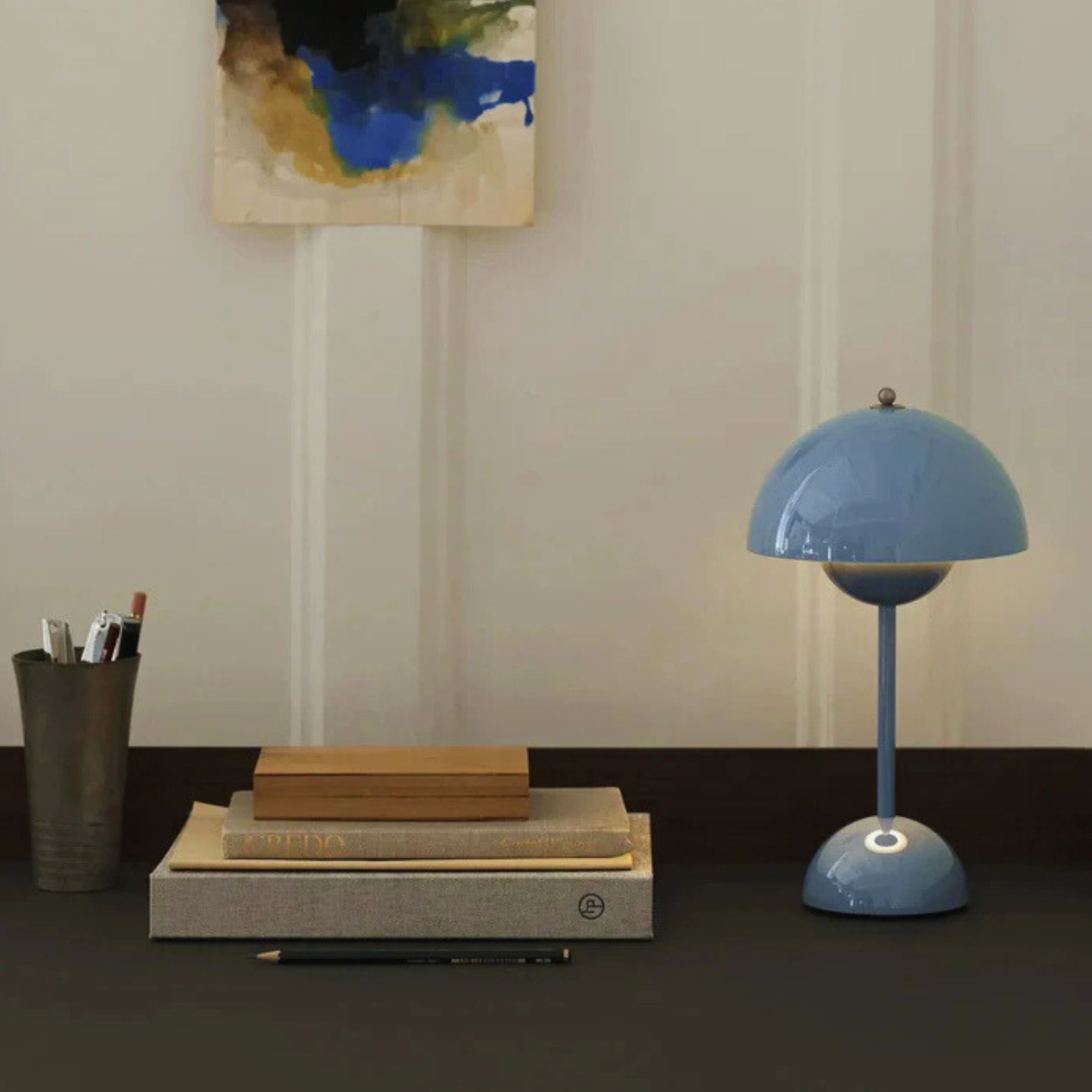Modern Sunshade LED Wireless Table Lamp