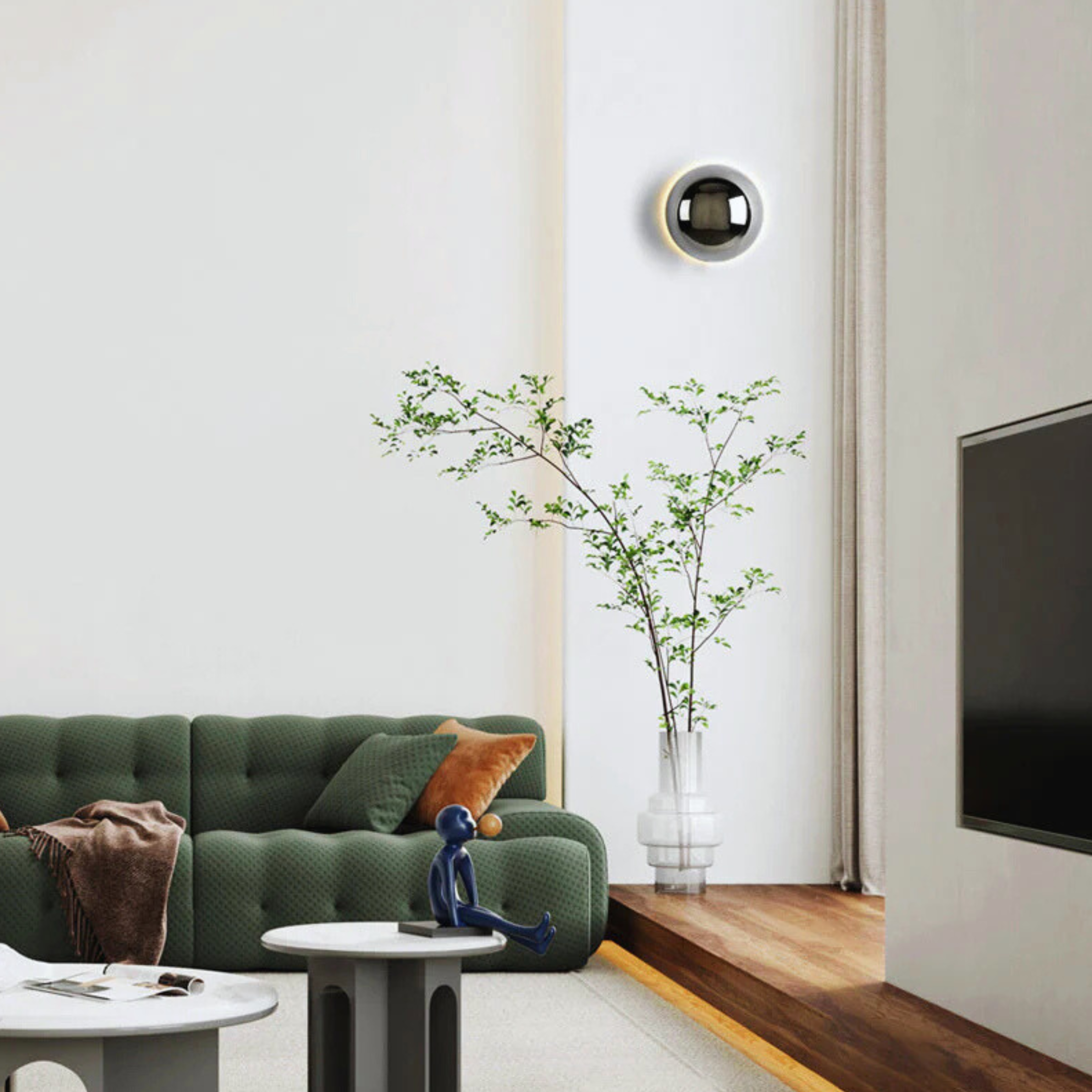 Modern Medieval-inspired Bauhaus Wall Light