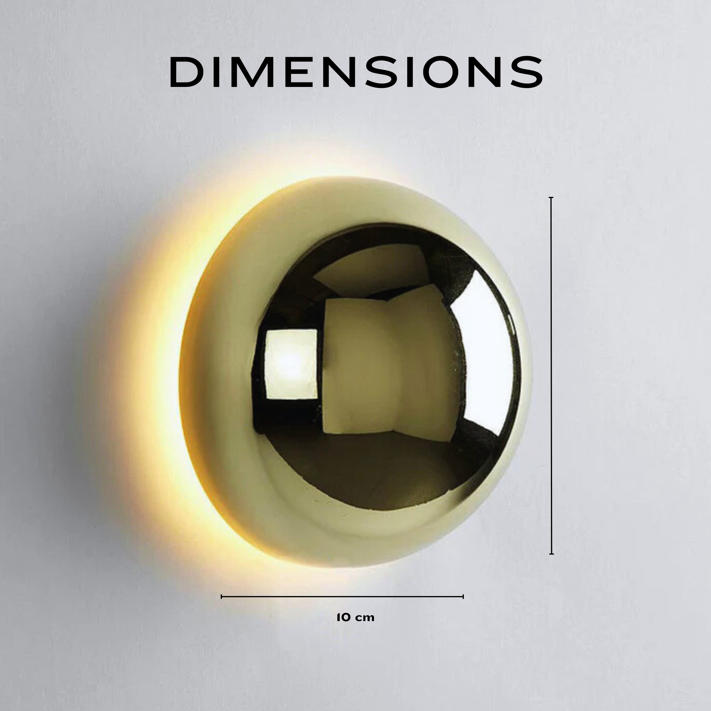 Modern Medieval-inspired Bauhaus Wall Light