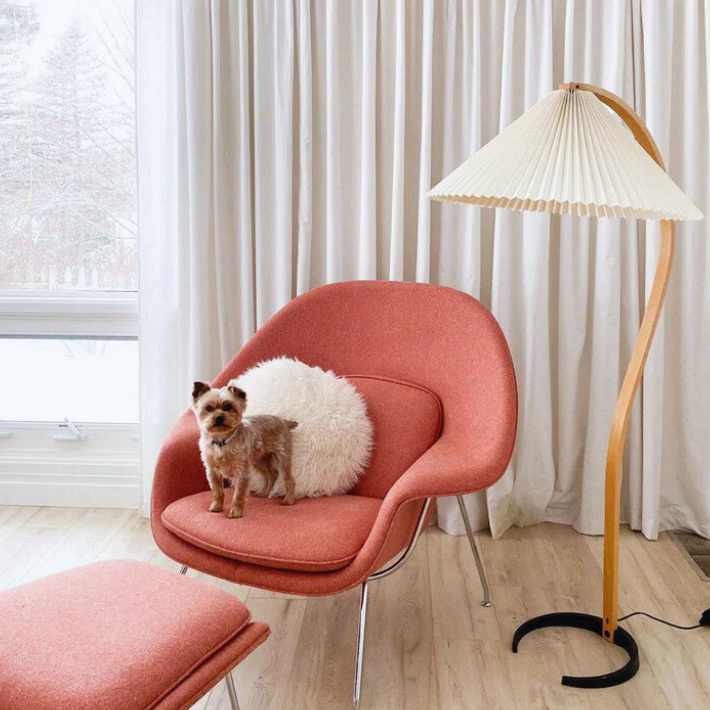 Modern Sculptural Floor Lamp | Statement Lighting Piece