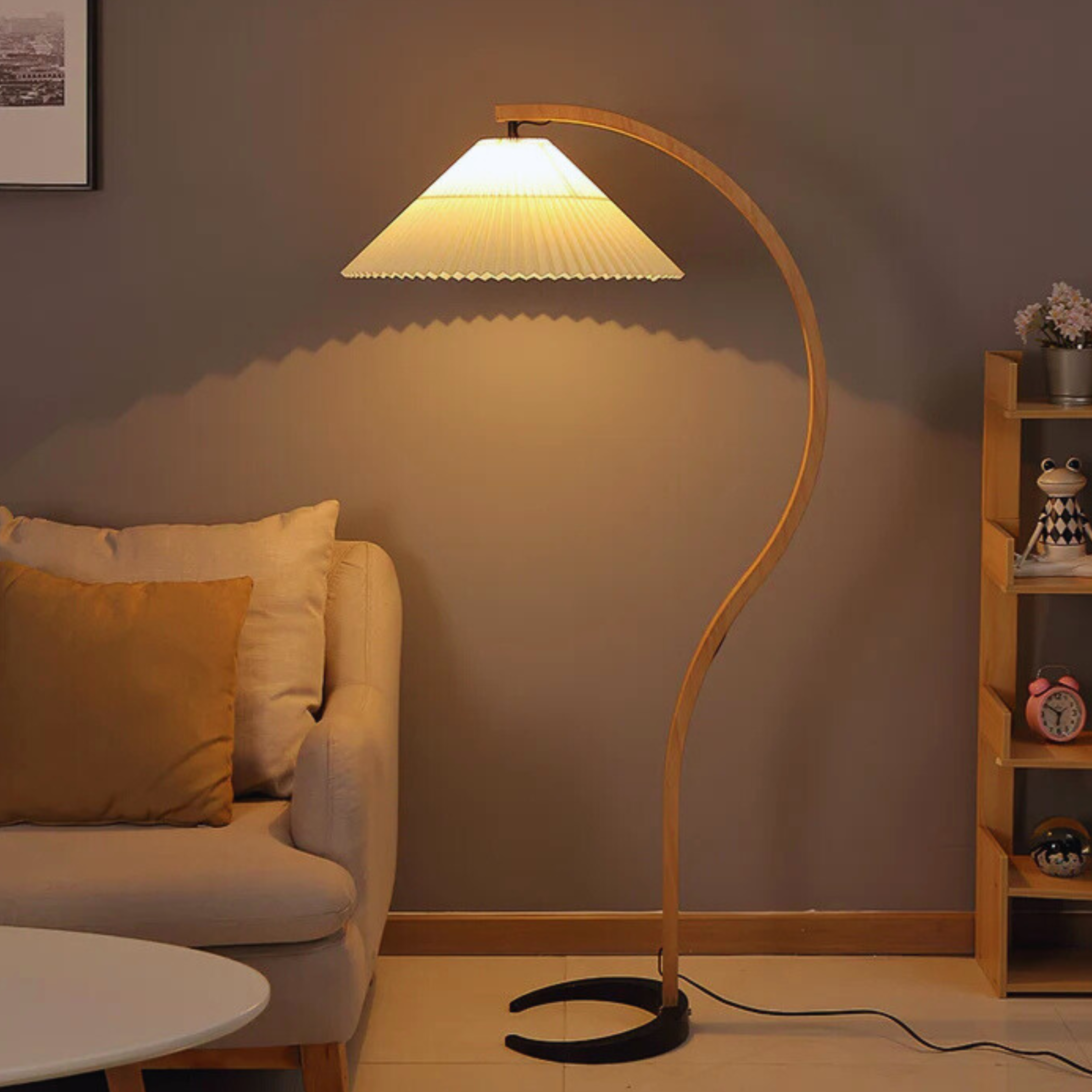 Modern Sculptural Floor Lamp | Statement Lighting Piece