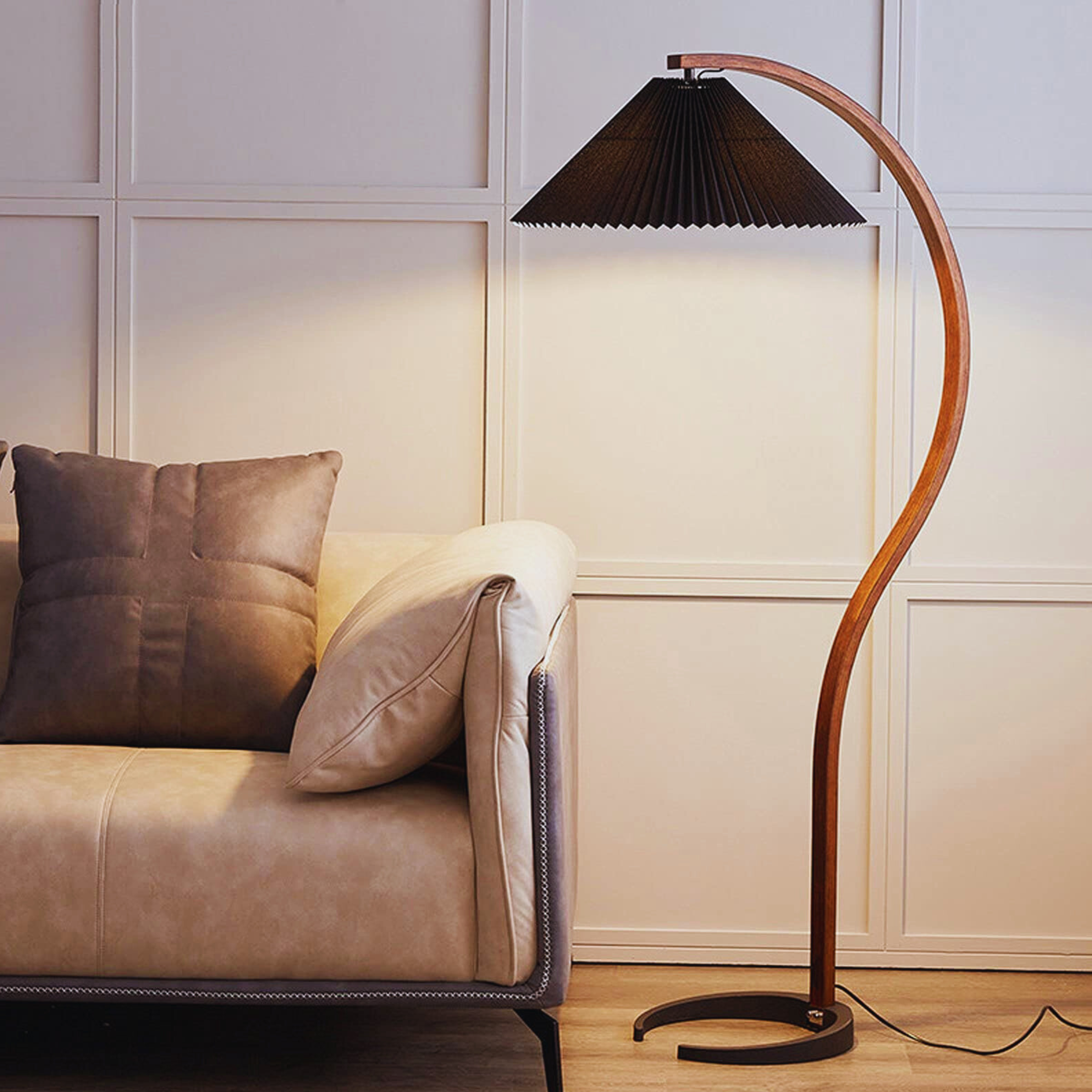 Modern Sculptural Floor Lamp | Statement Lighting Piece