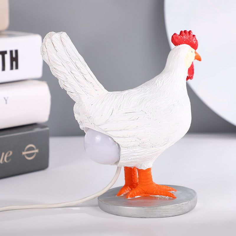 Playful Chicken-Shaped Table Lamp