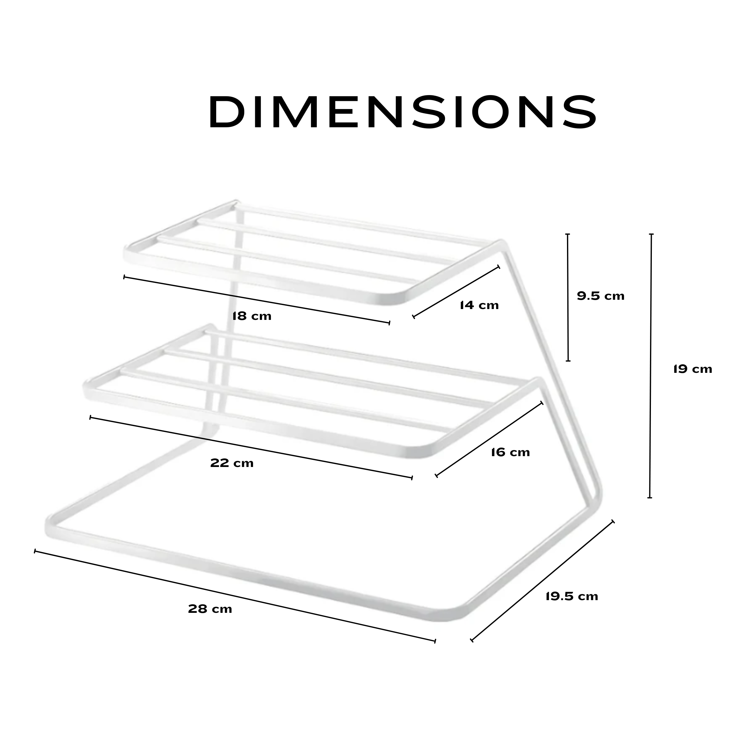 2-Tier Kitchen Rack | Dish Drainer & Organizer