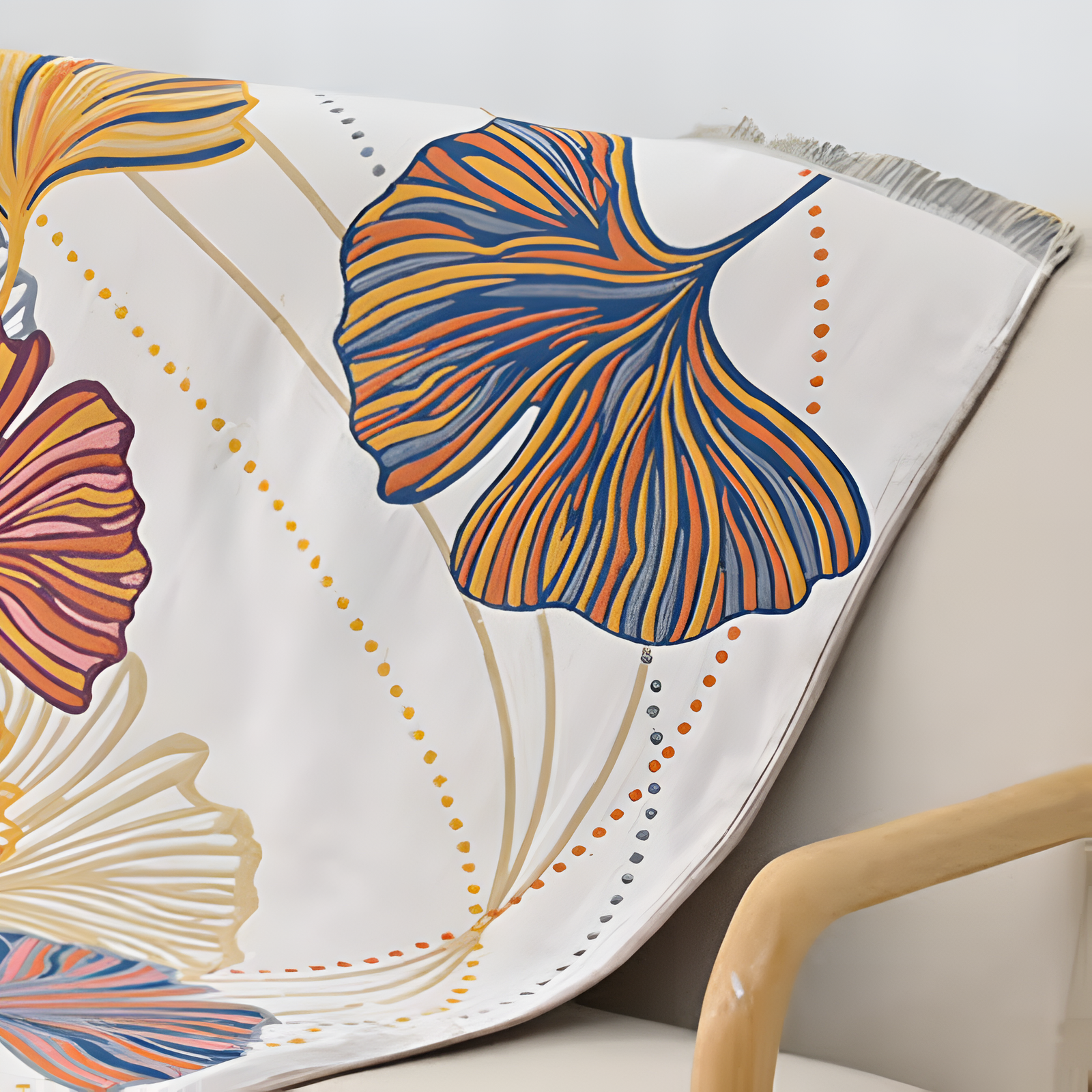 Ginkgo Leaf Premium Bath Towel | Smooth & Fast-Drying