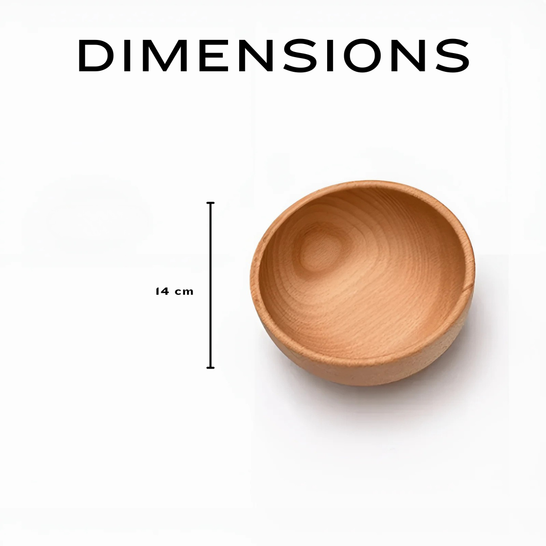 Premium Natural Wooden Salad Bowl | For Salad & More