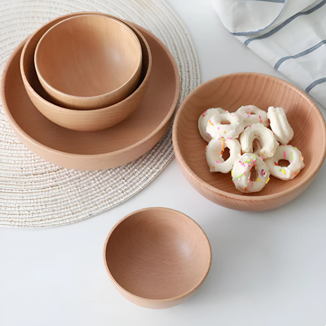 Premium Natural Wooden Salad Bowl | For Salad & More