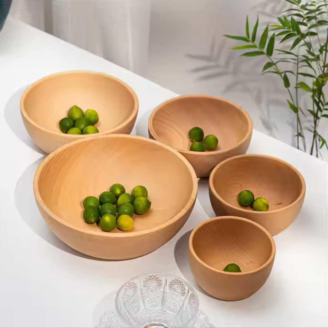 Premium Natural Wooden Salad Bowl | For Salad & More