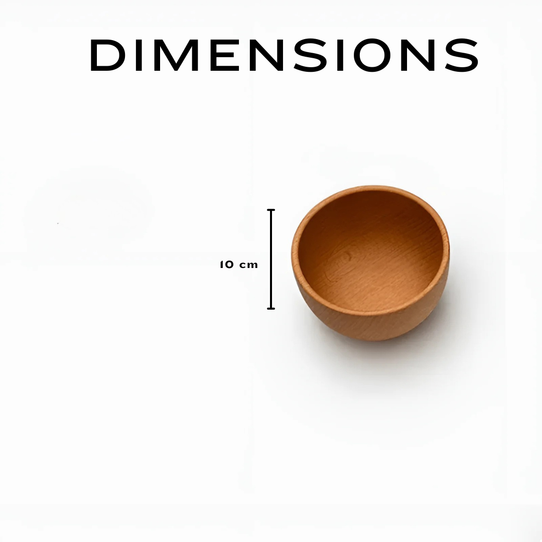 Premium Natural Wooden Salad Bowl | For Salad & More