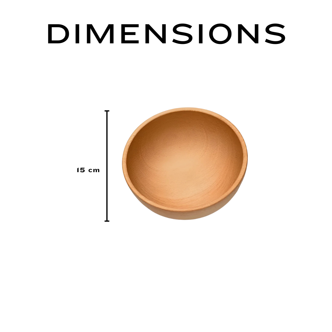 Premium Natural Wooden Salad Bowl | For Salad & More