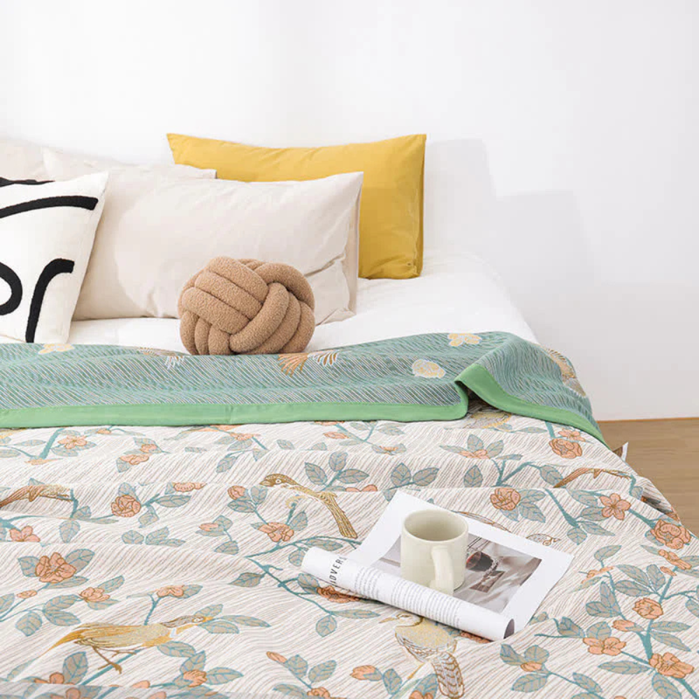 Enchanted Floral Serenity Blanket