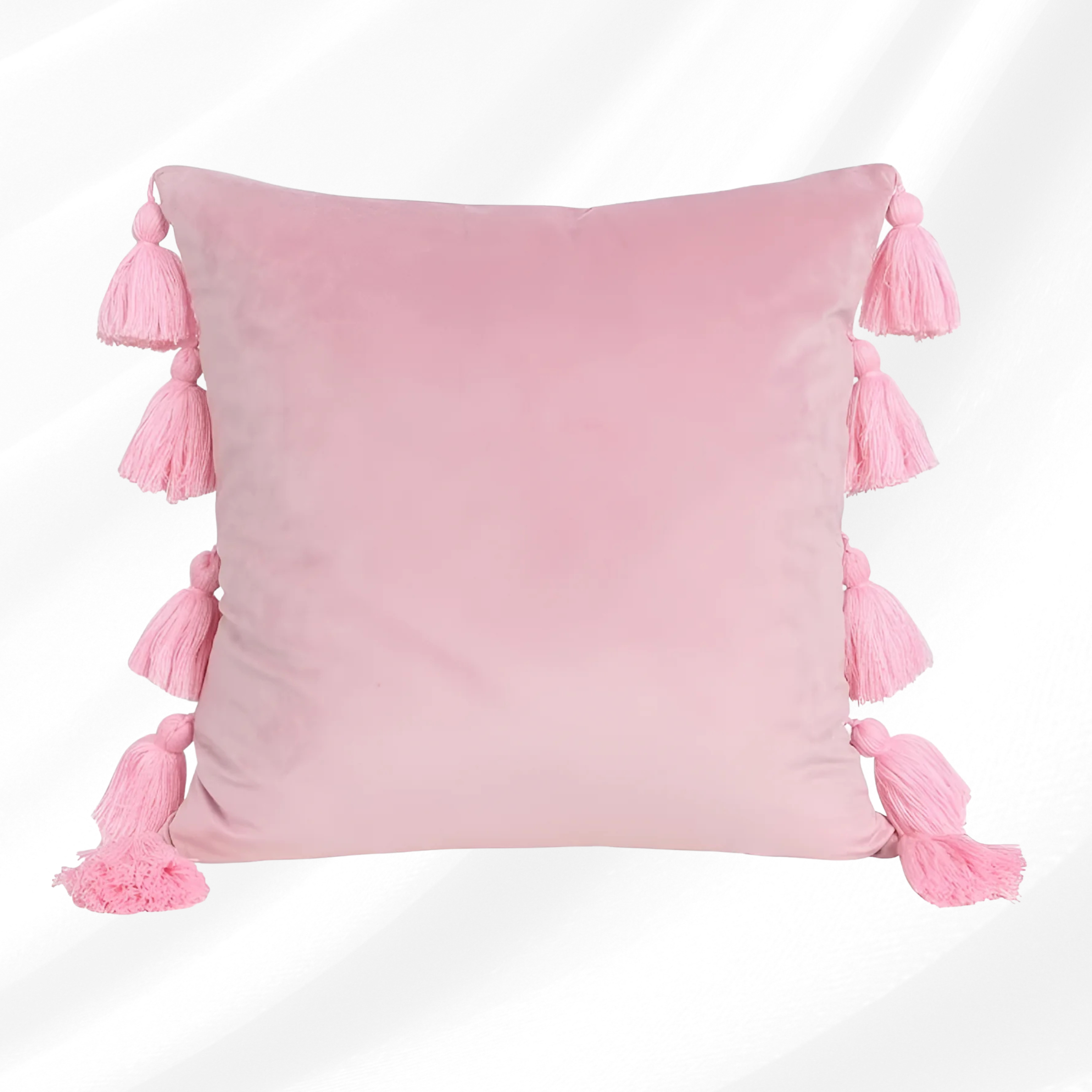 Boho Luxe Pompom Tassel Cushion Cover