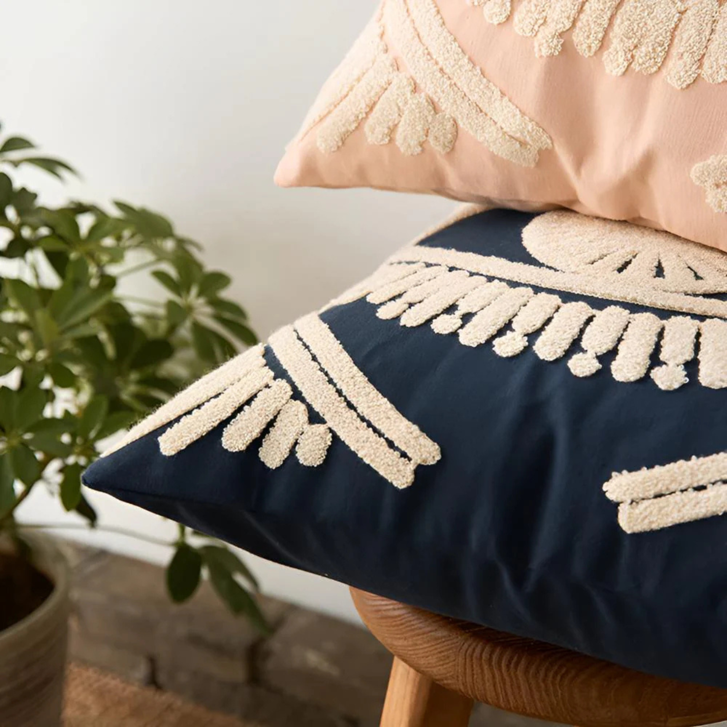 Dreamer’s Eye | Embroidered Boho Cushion Cover