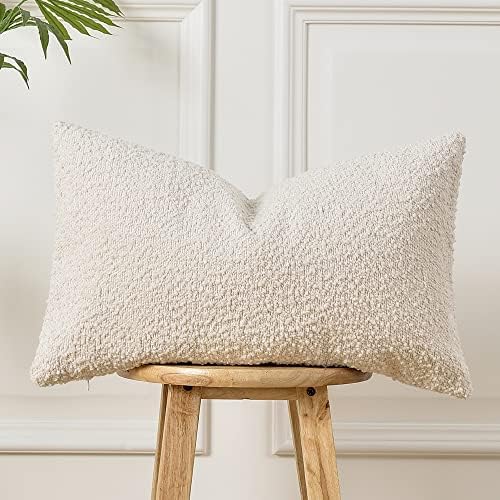 Cozy Teddy Boucle Handwoven Cushion Cover