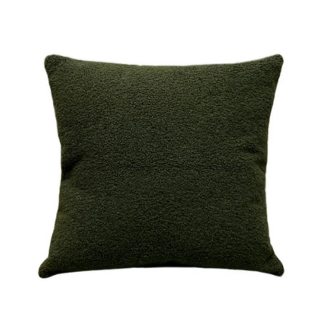 Cozy Teddy Boucle Handwoven Cushion Cover