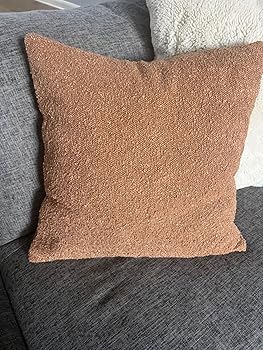 Cozy Teddy Boucle Handwoven Cushion Cover