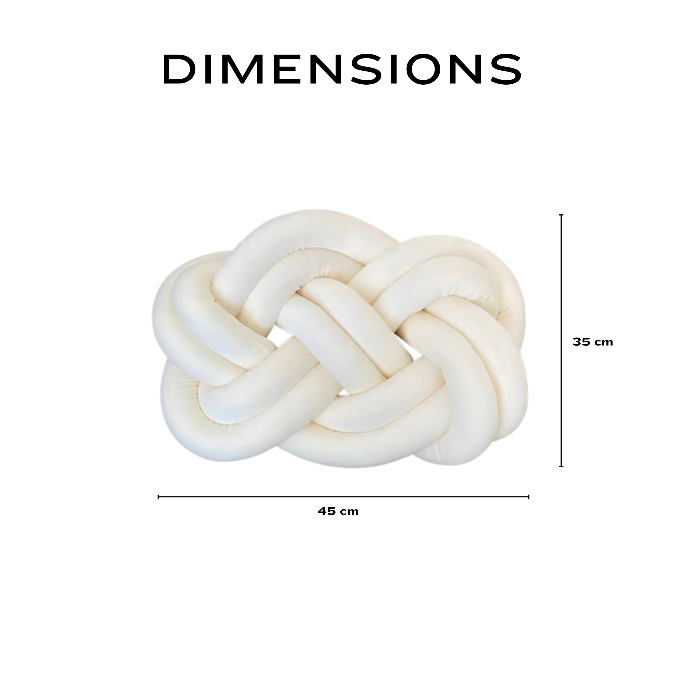Soft Knot-Style Cushion