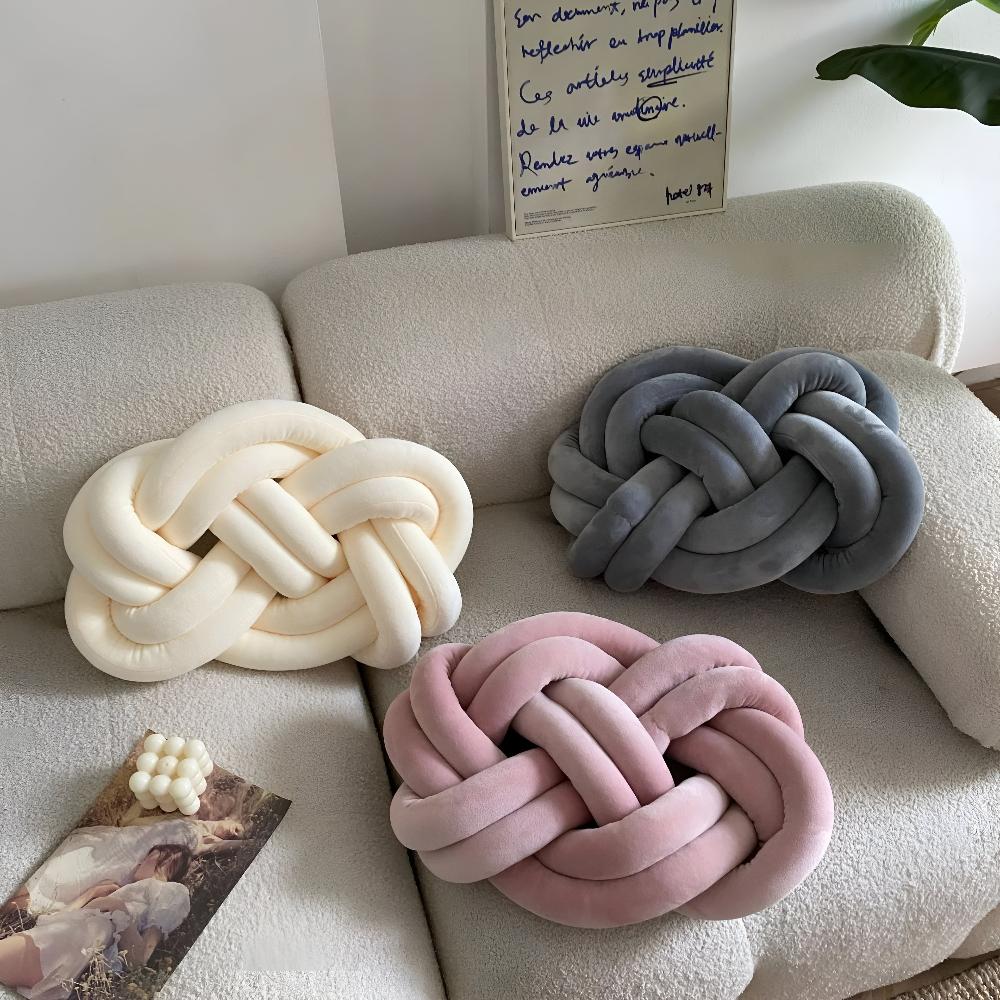 Soft Knot-Style Cushion