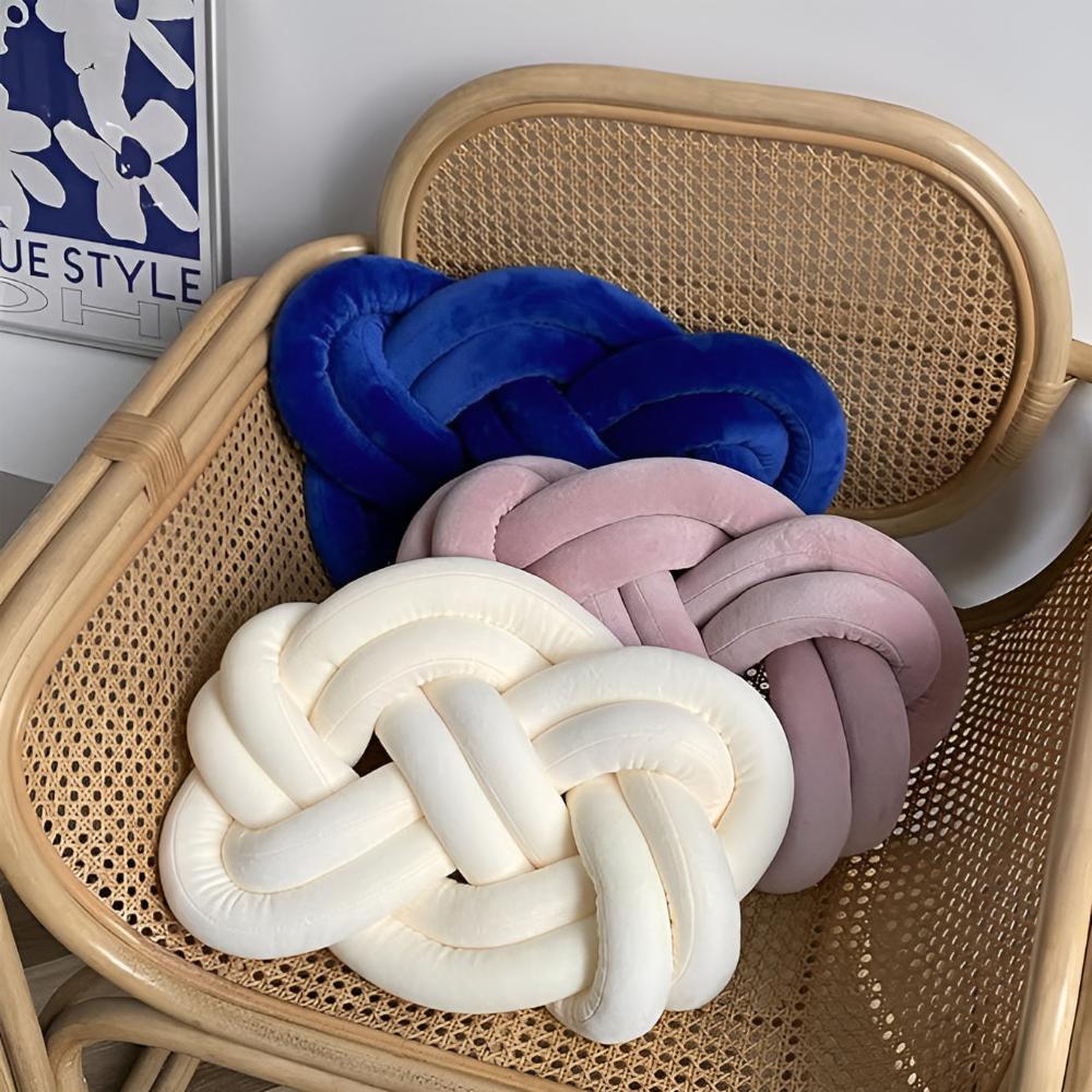 Soft Knot-Style Cushion