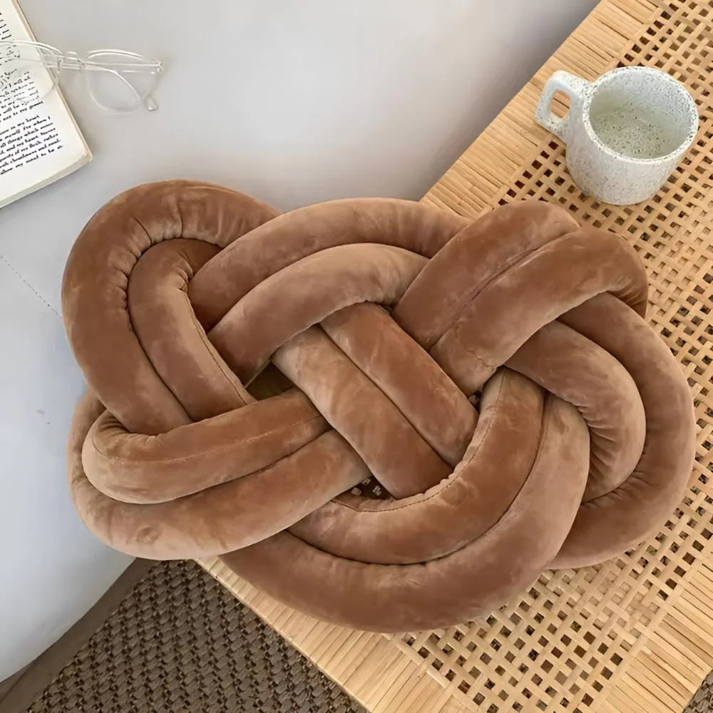 Soft Knot-Style Cushion