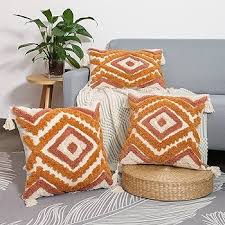 Vintage Art-Deco Tufted Cushion Cover