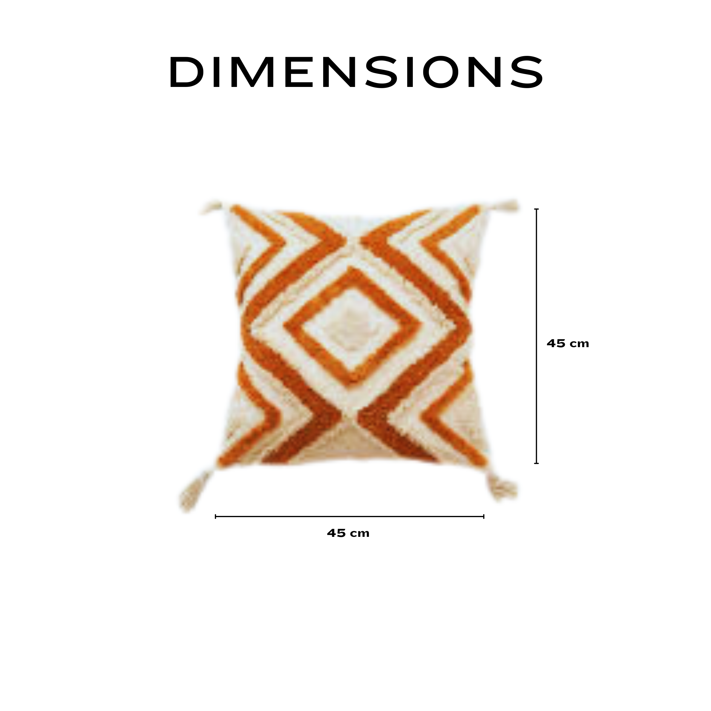 Vintage Art-Deco Tufted Cushion Cover