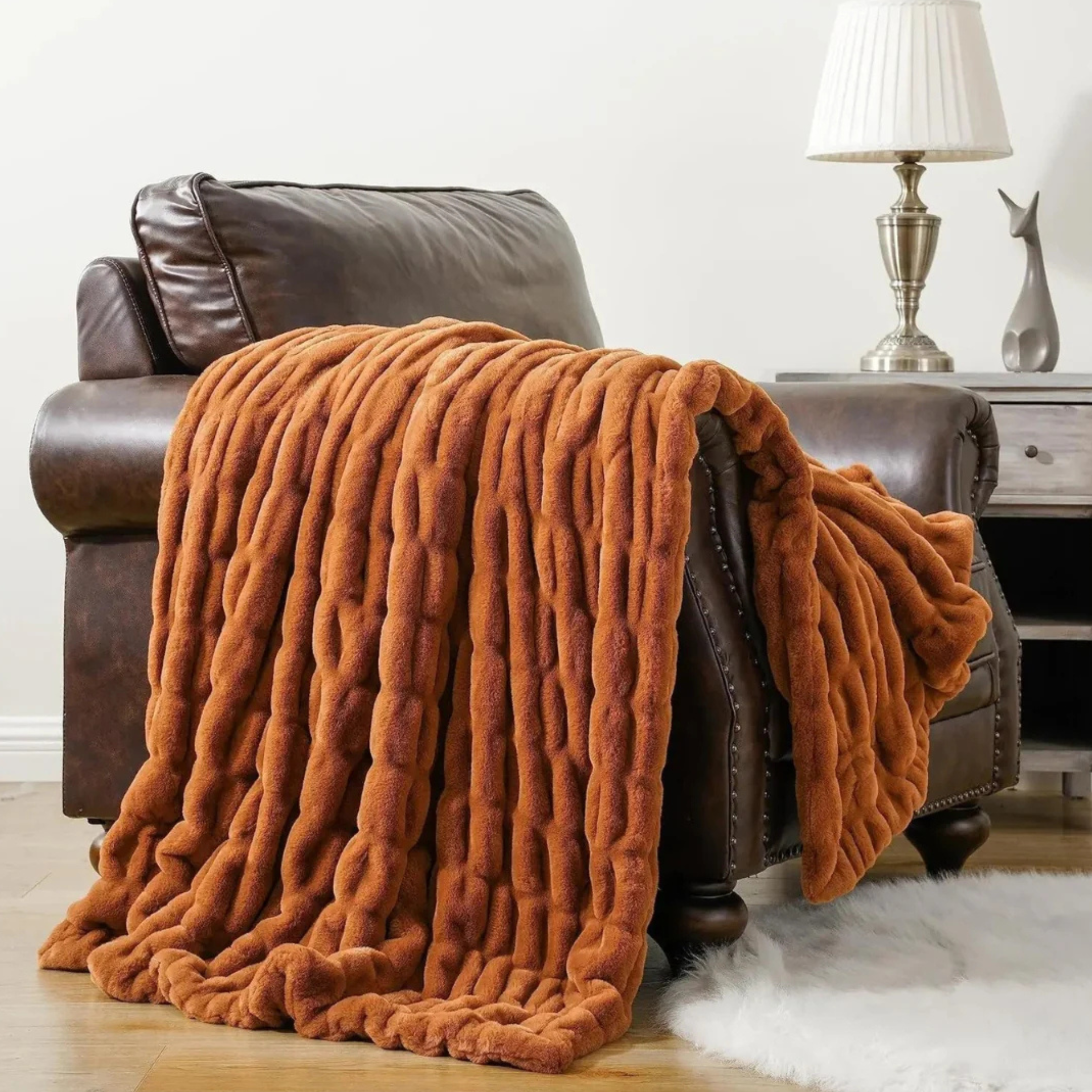 Premium Plush Faux Fur Blanket