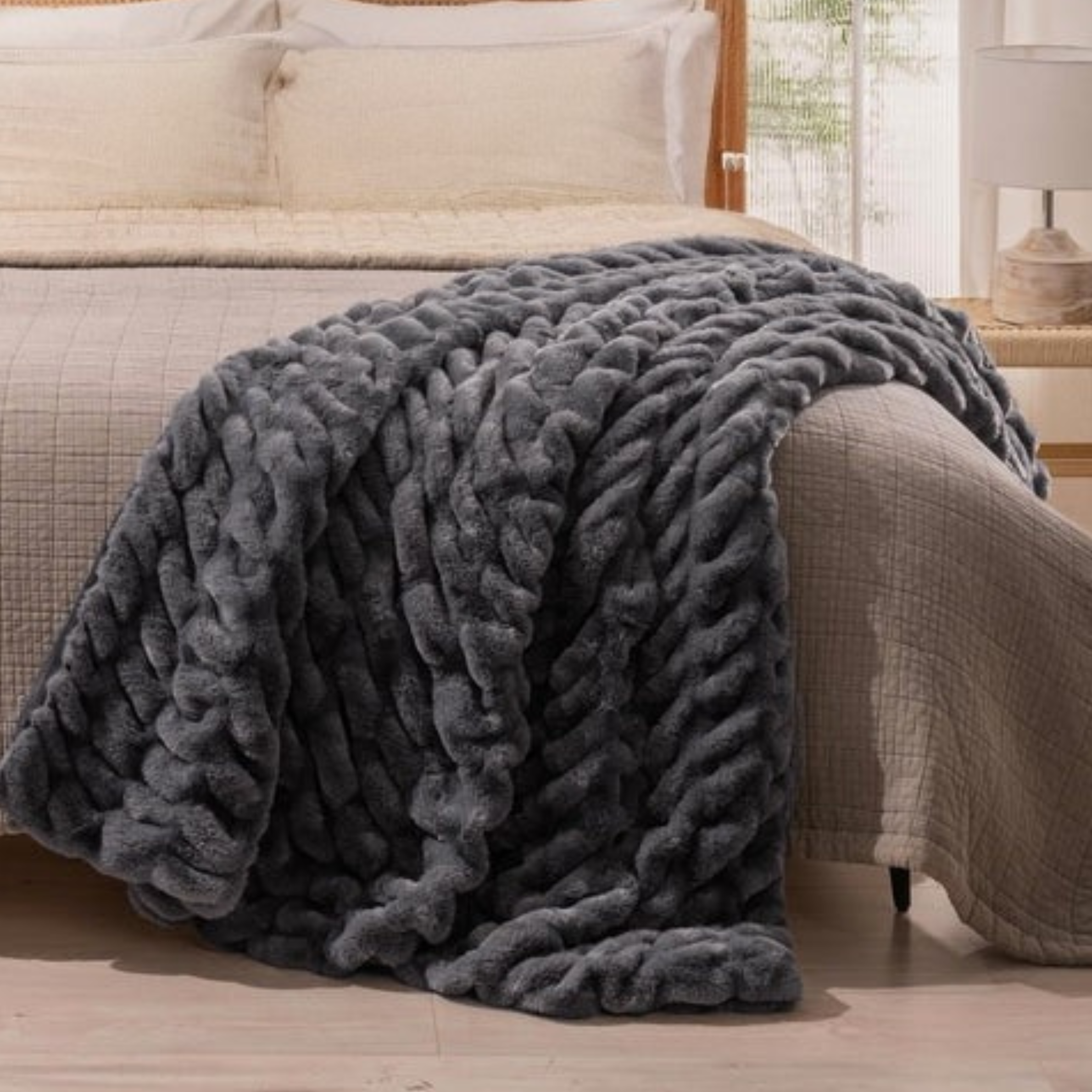 Premium Plush Faux Fur Blanket