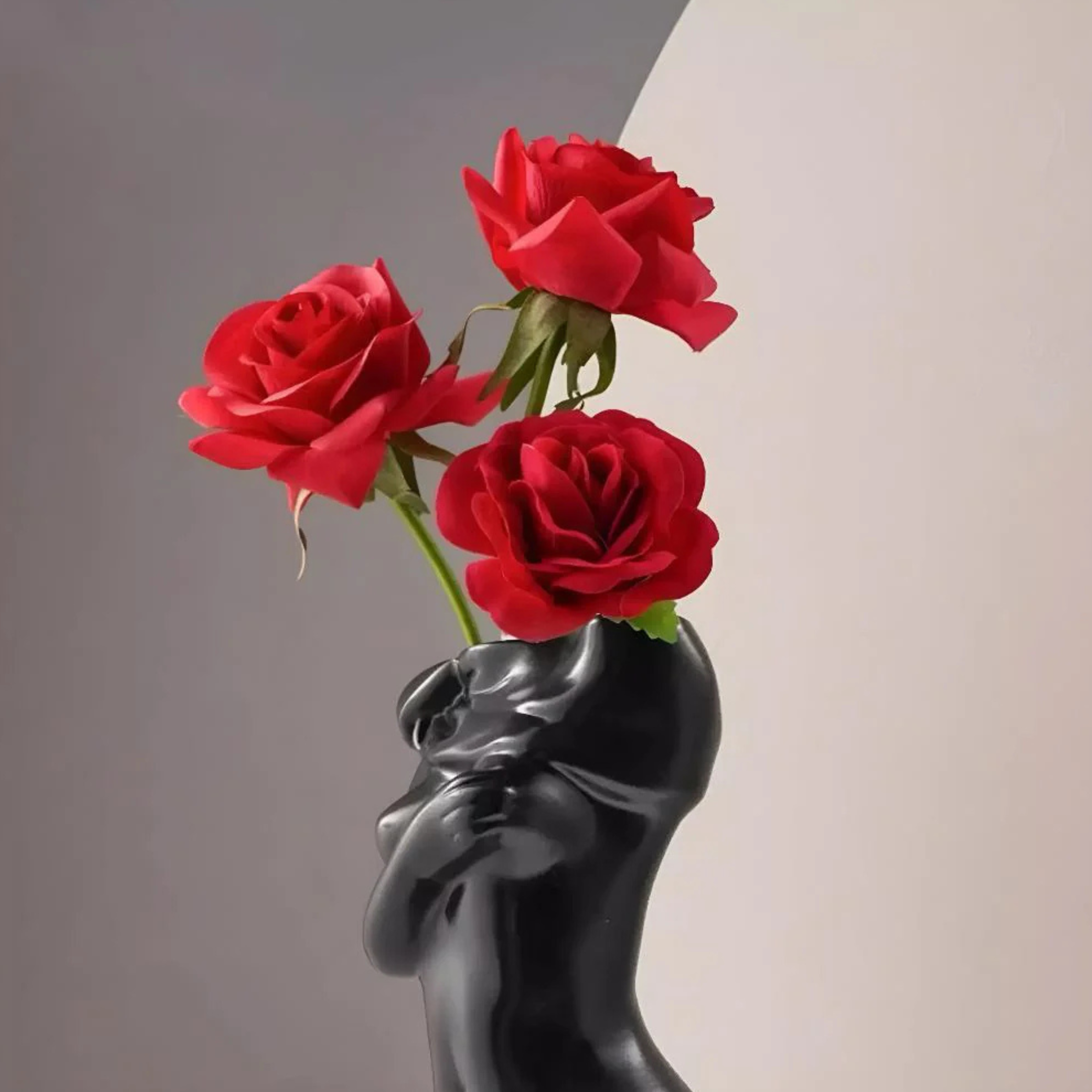 Elegant Sculptural Body Contour Vase