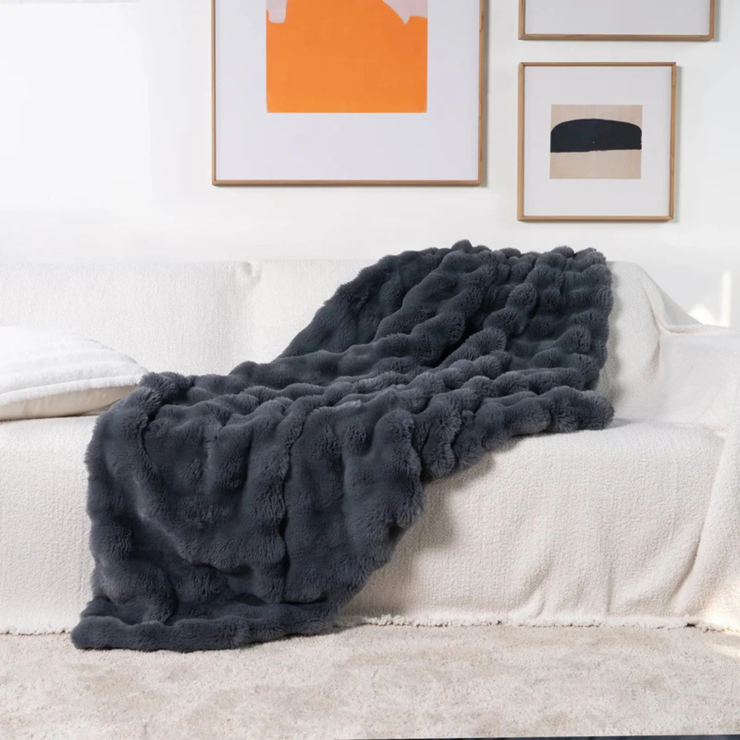 Cozy Luxe Faux Fur Blanket