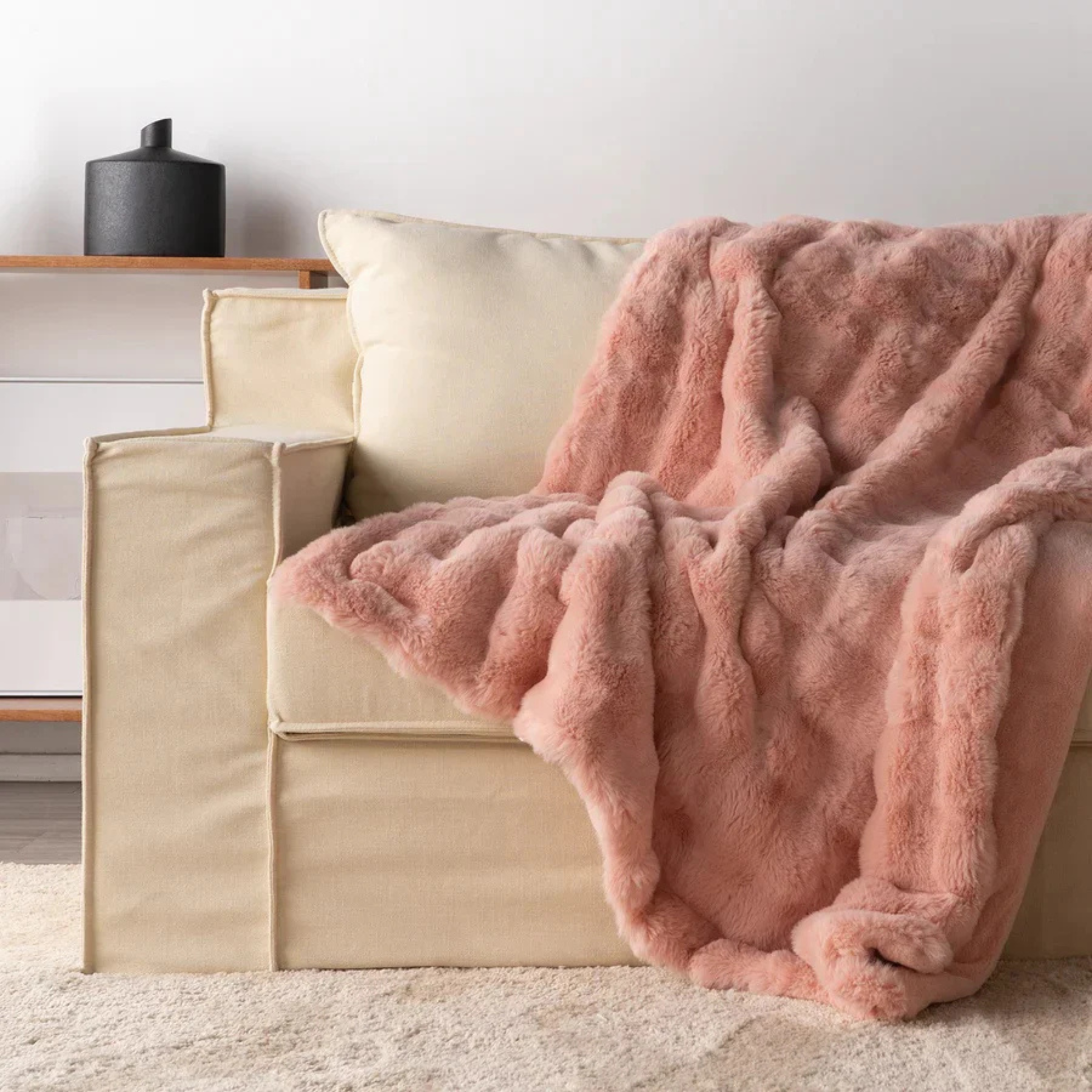 Cozy Luxe Faux Fur Blanket