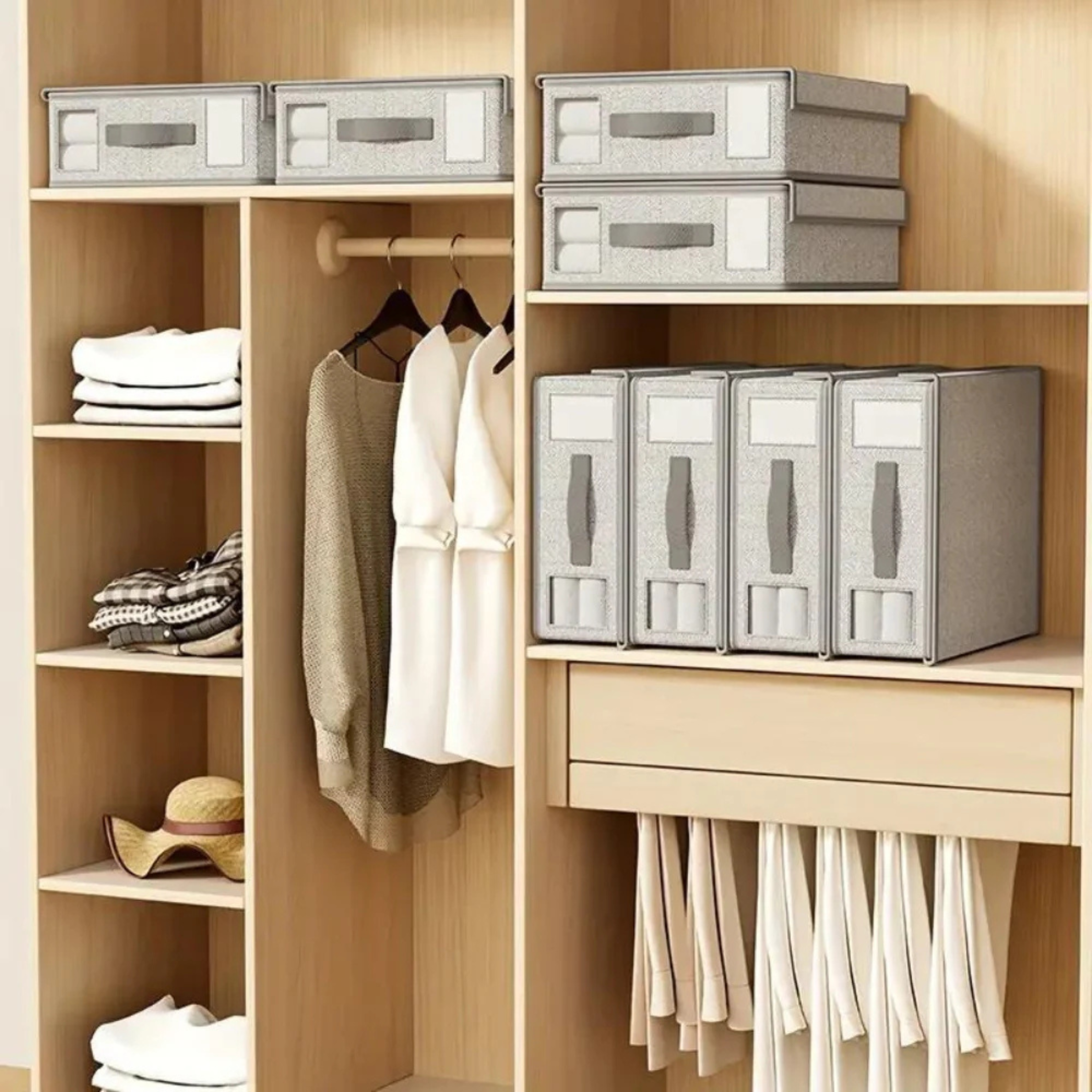Minimalist Collapsible Bedding Organizer Storage Bag