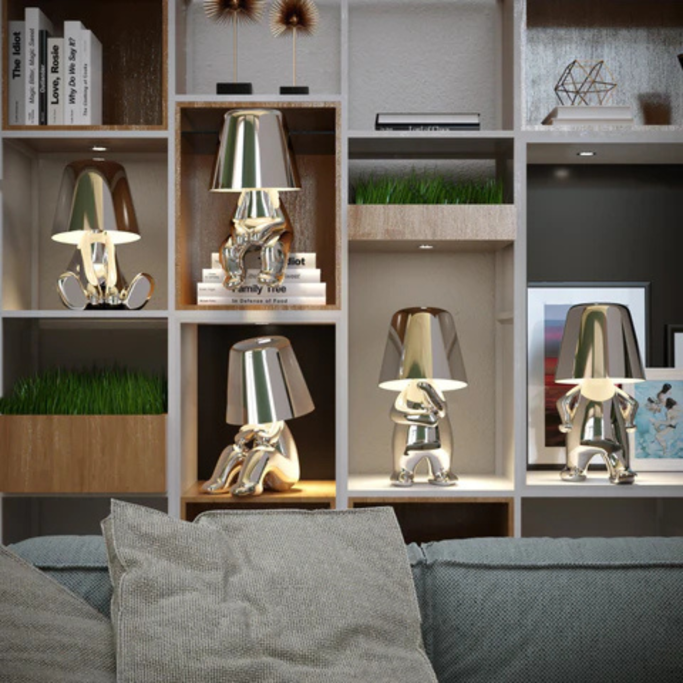 Modern Sleek Artistic Wireless Lamp