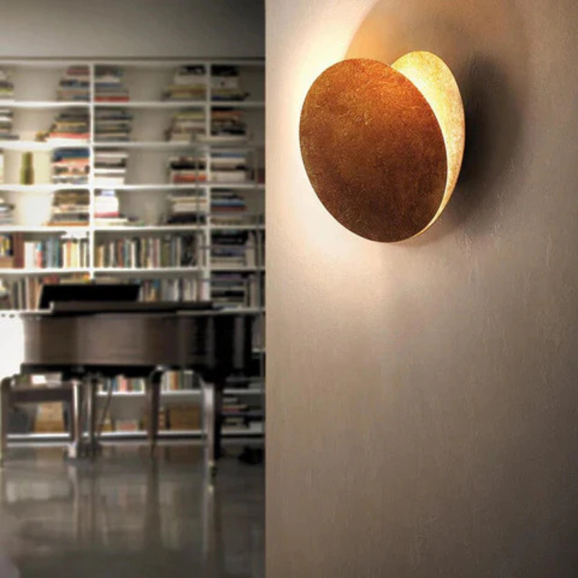 Artistic Modern 3D Solar Eclipse LED Wall Light