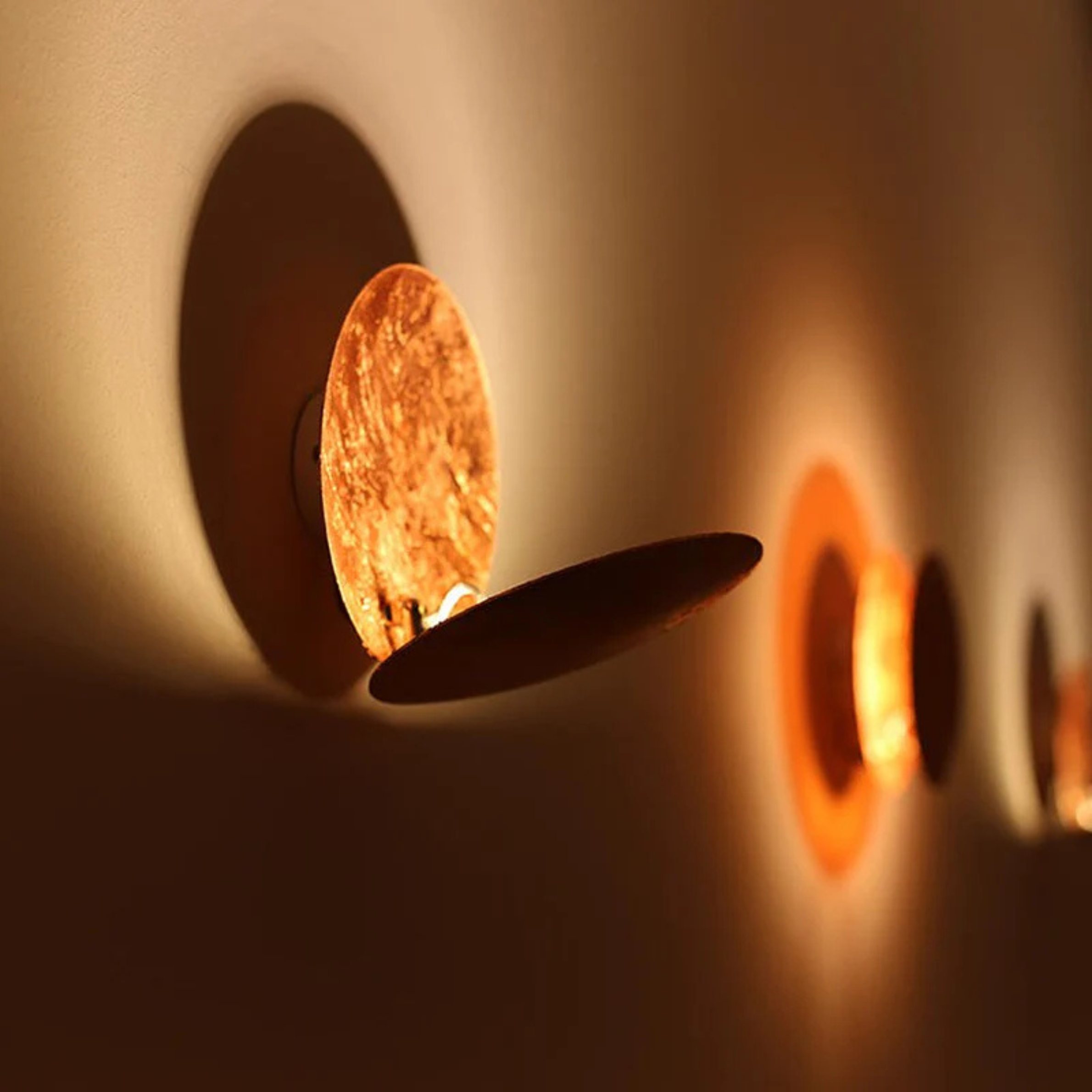 Artistic Modern 3D Solar Eclipse LED Wall Light