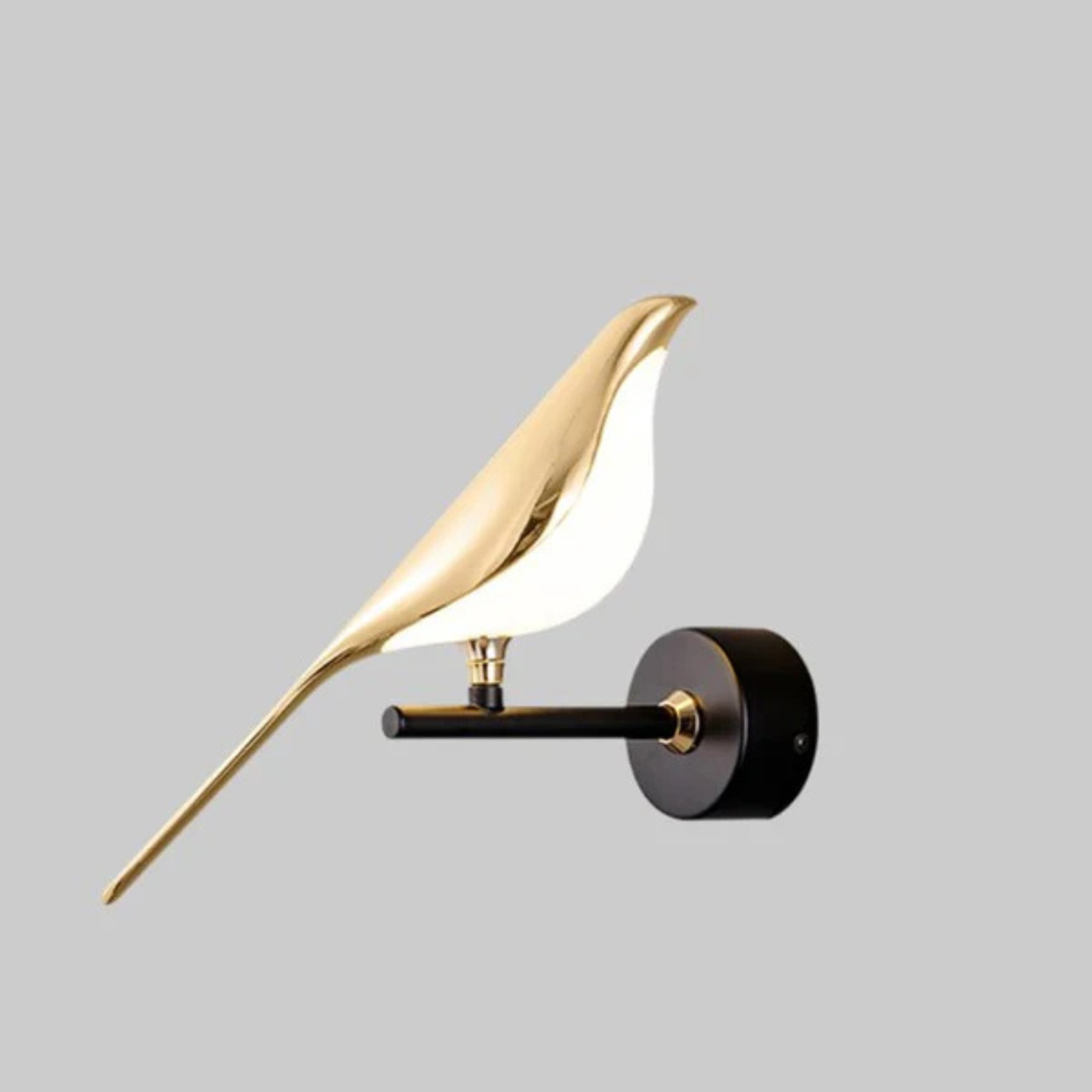 Opulent Avant-Garde Bird Wall Light