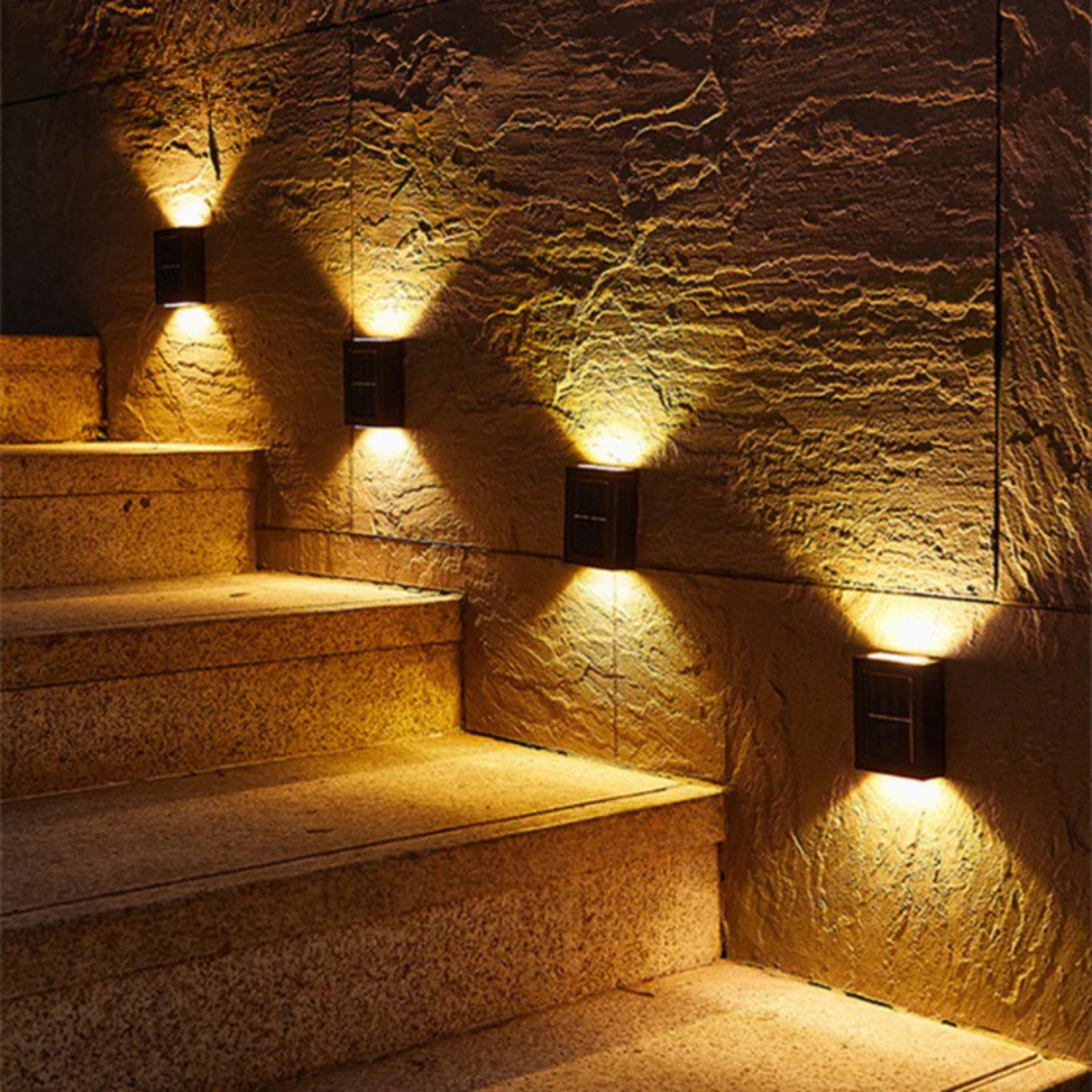 Elegant Minimalist LED Solar Outdoor Lights