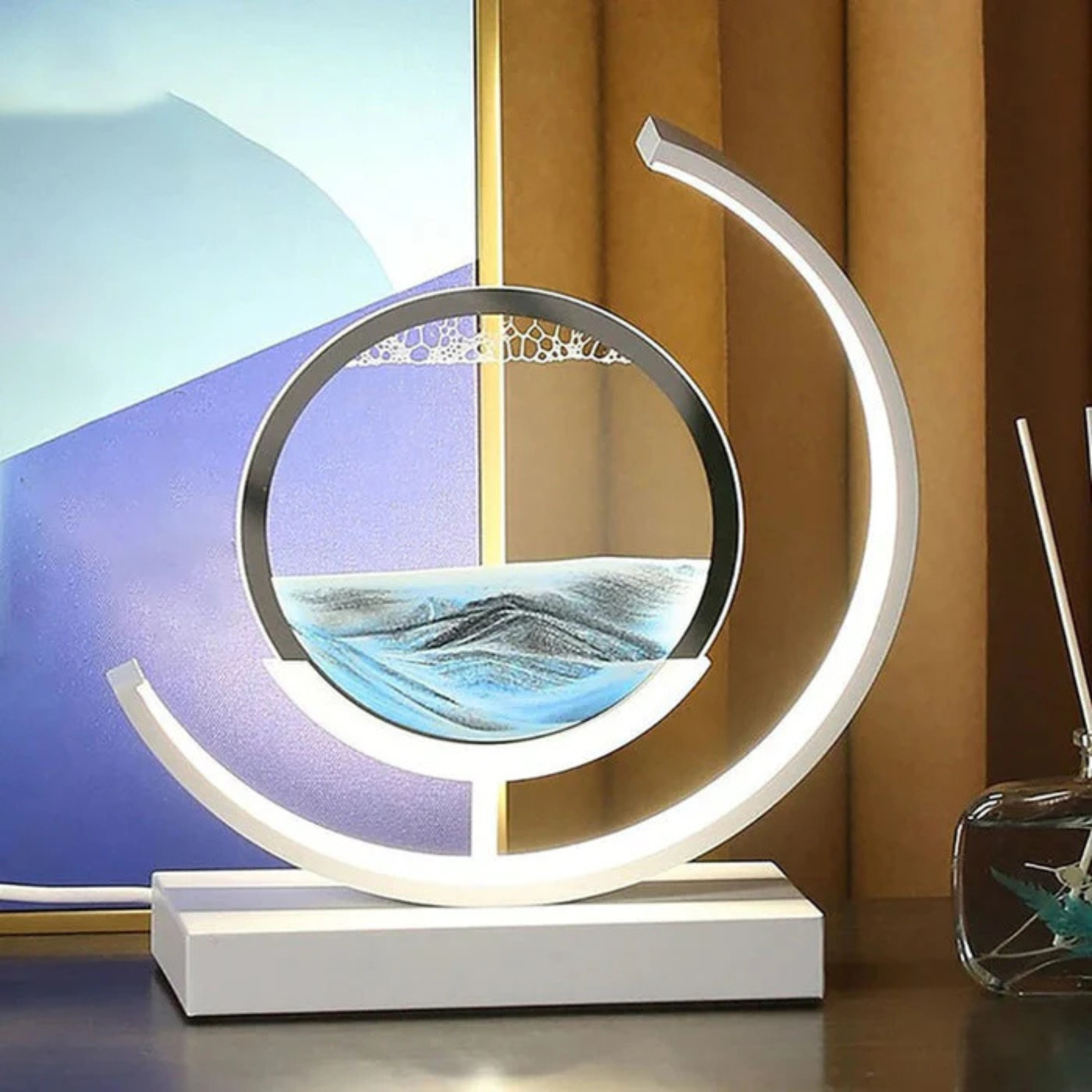 Innovative Art Sand Table Lamp