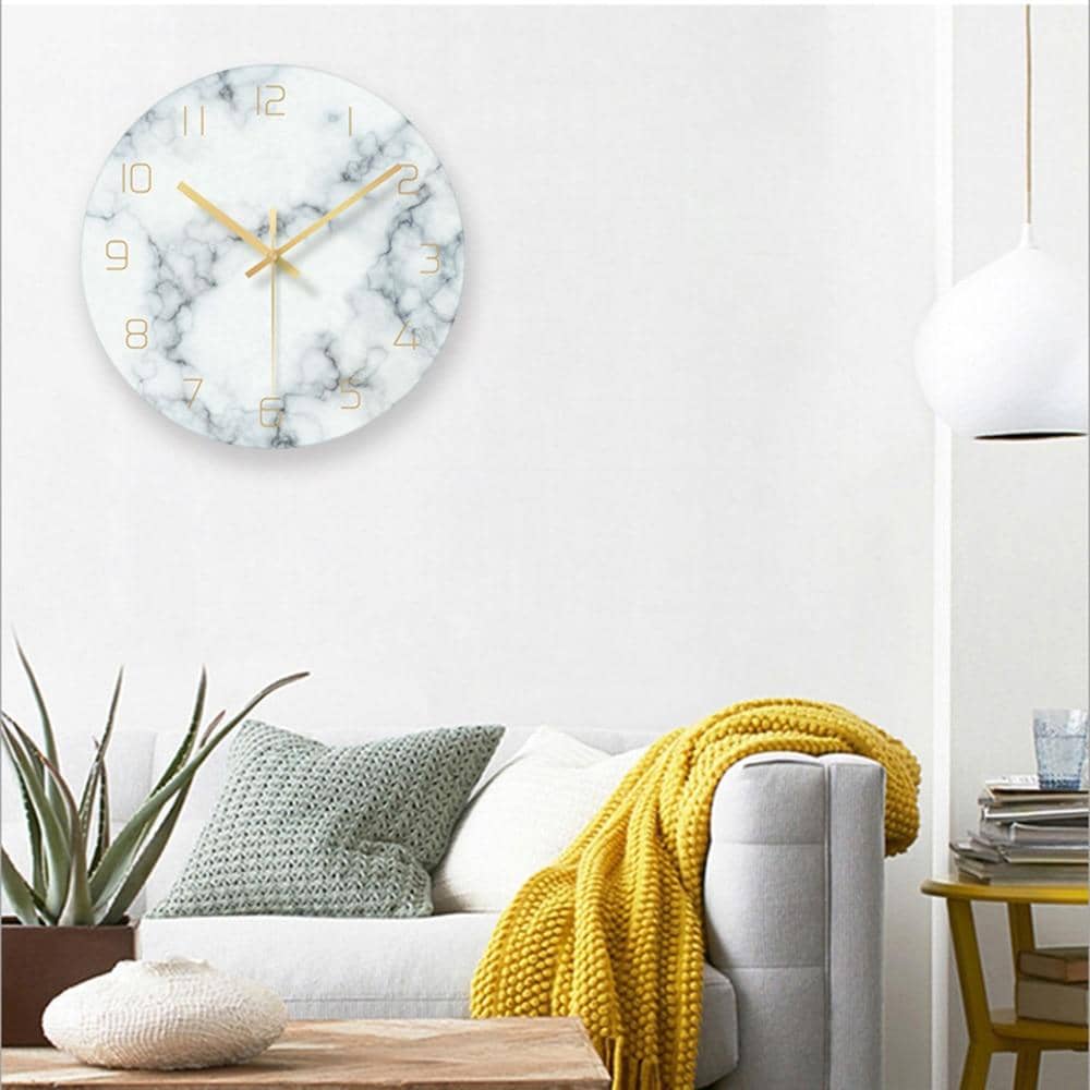 Marble Luxe Wall Clock