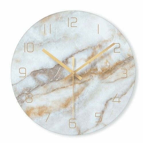 Marble Luxe Wall Clock