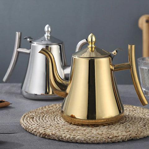 Premium Stainless Steel Induction Kettle with Filter