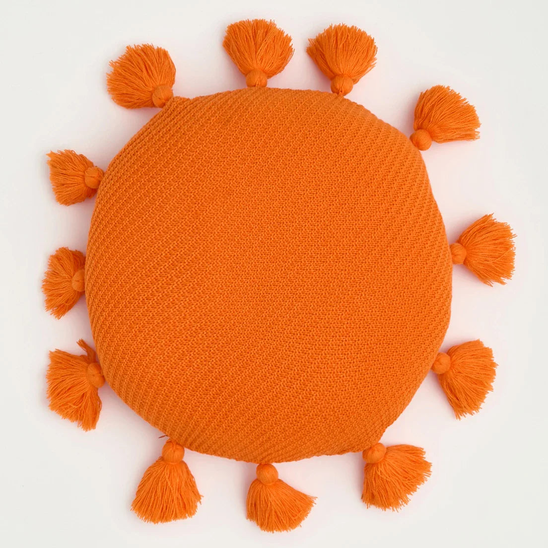 Boho Chic Tassel Round Seat Cushion