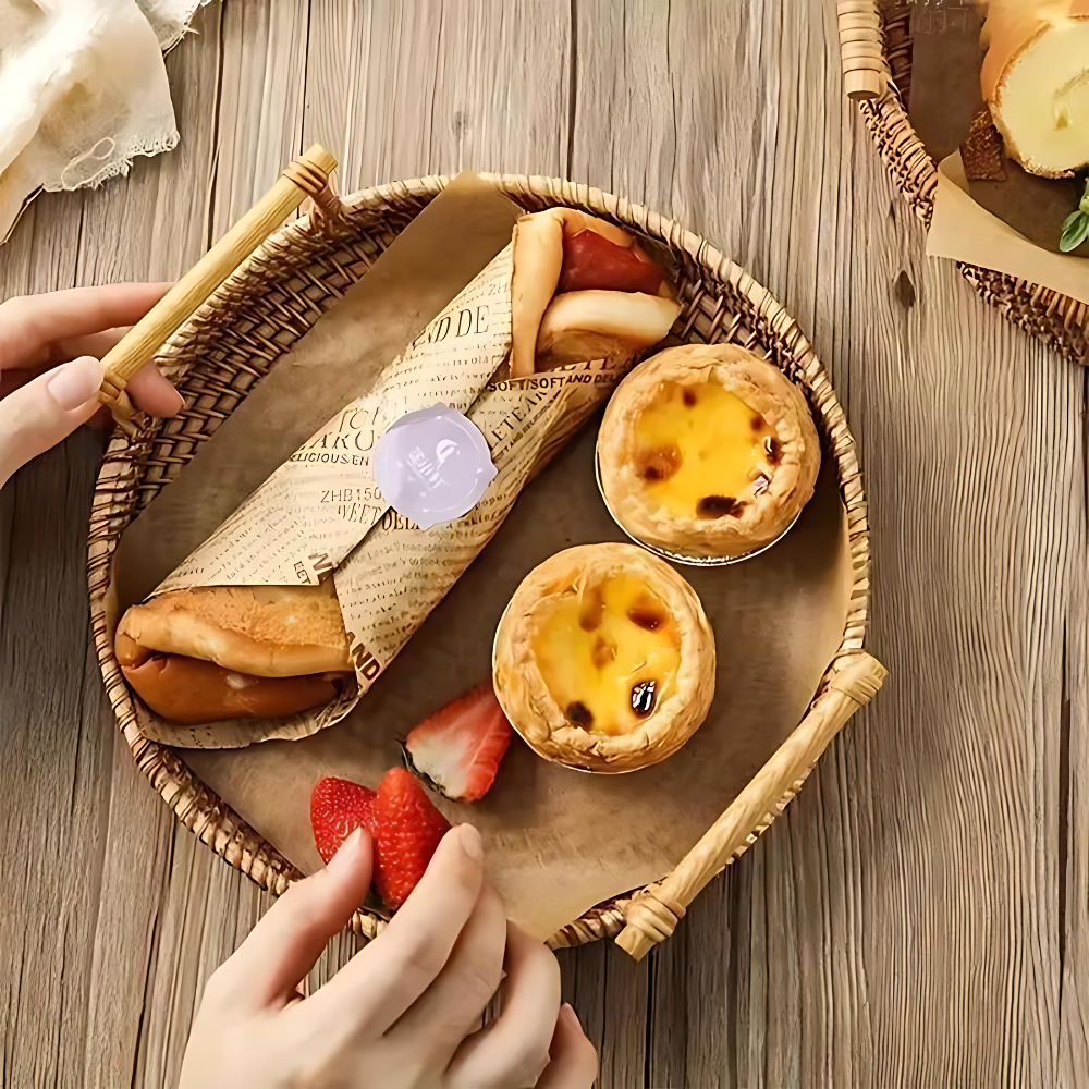 Handcrafted Premium Rattan Serving Tray